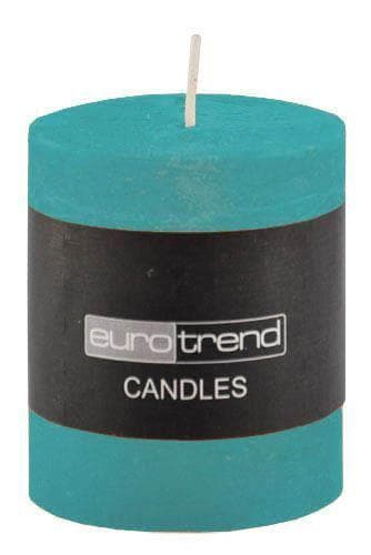 Kerze RUSTI Petrol 19 cm Cylinderkerze