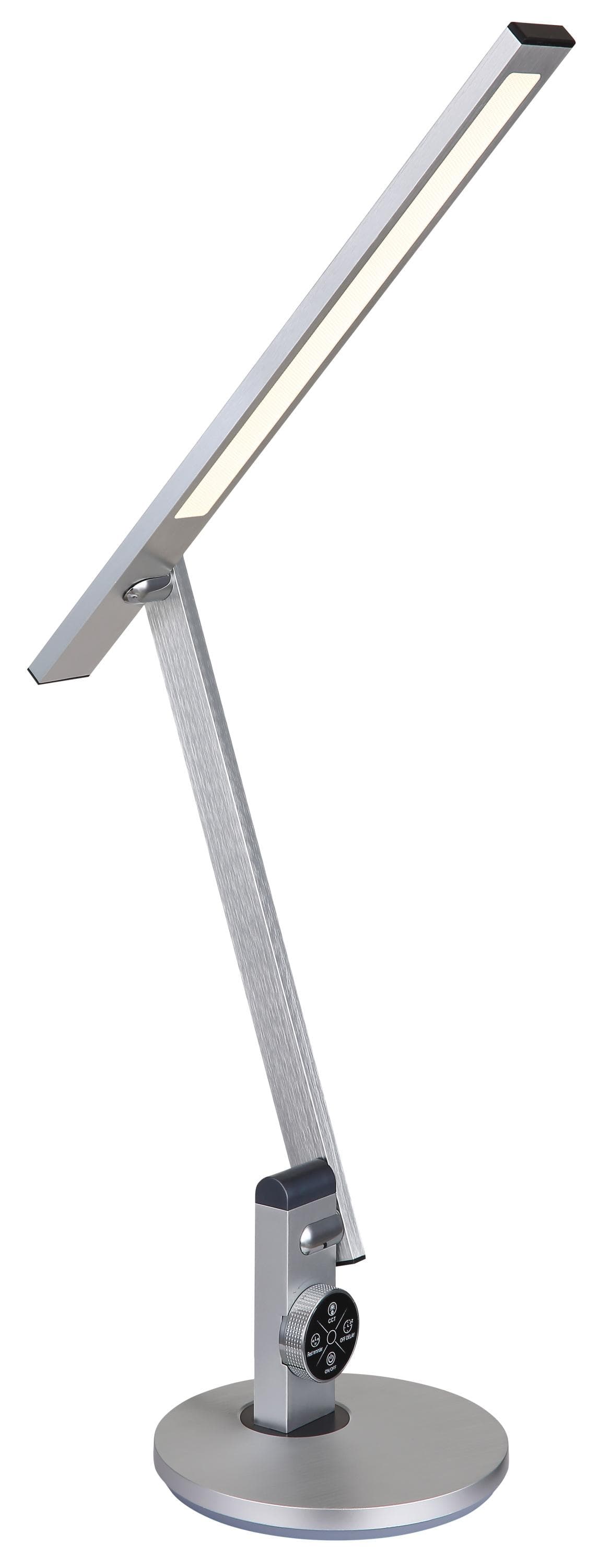 GLOBO LIGHTING Schreibtischlampe Aluminium Gebürstet Dimmbar Touch Timer