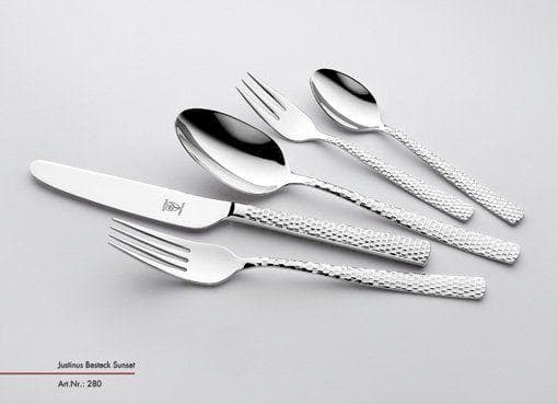 Besteckgarnitur JUSTINUS SUNSET 30-tlg. Silber Edelstahl 18/10