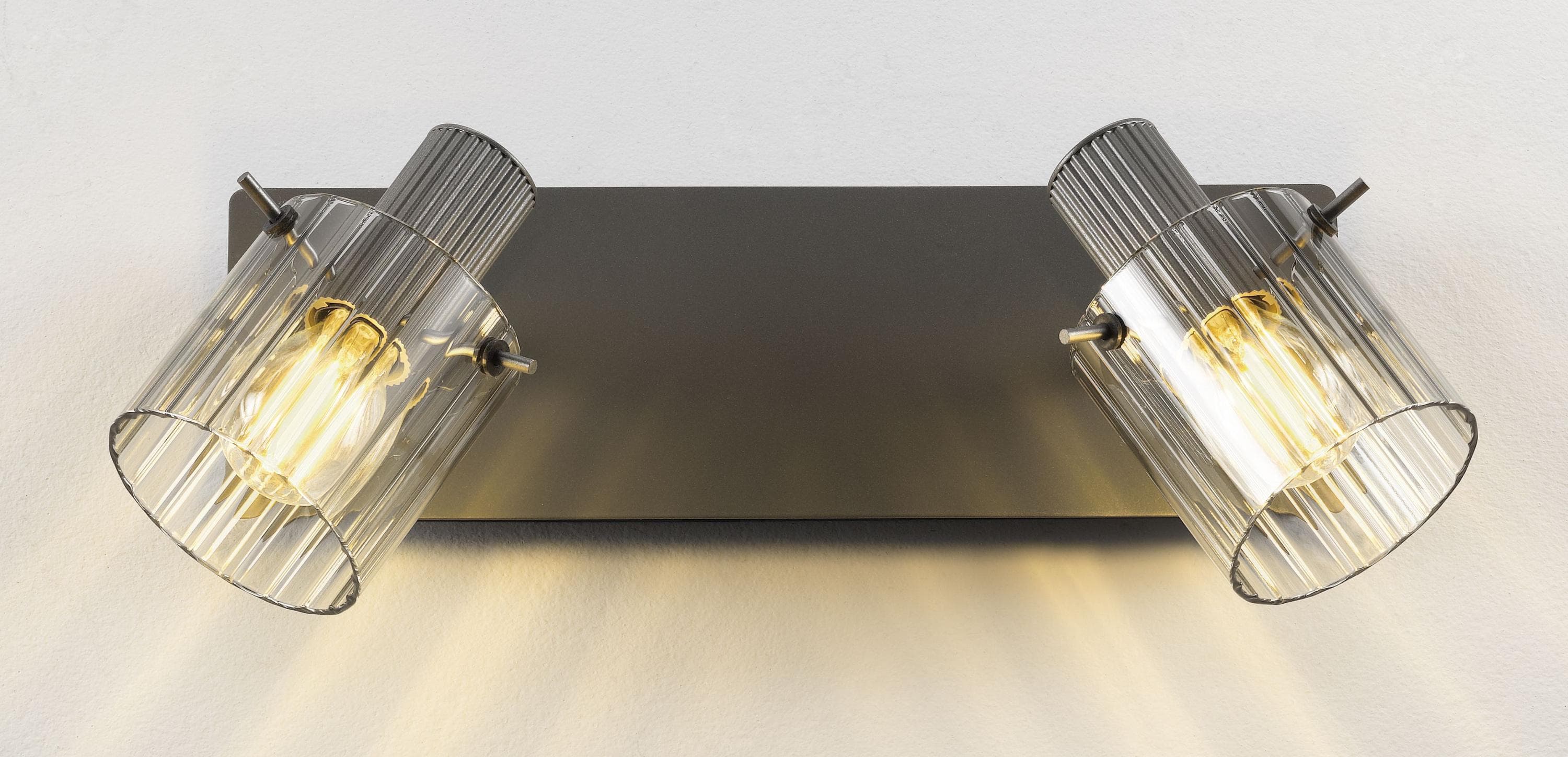 casa NOVA Deckenspot RONJA LBH - Grau Metall Wandspot Strahler