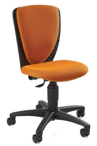 Moderner Ergonomischer Bürostuhl in Orange und Schwarz