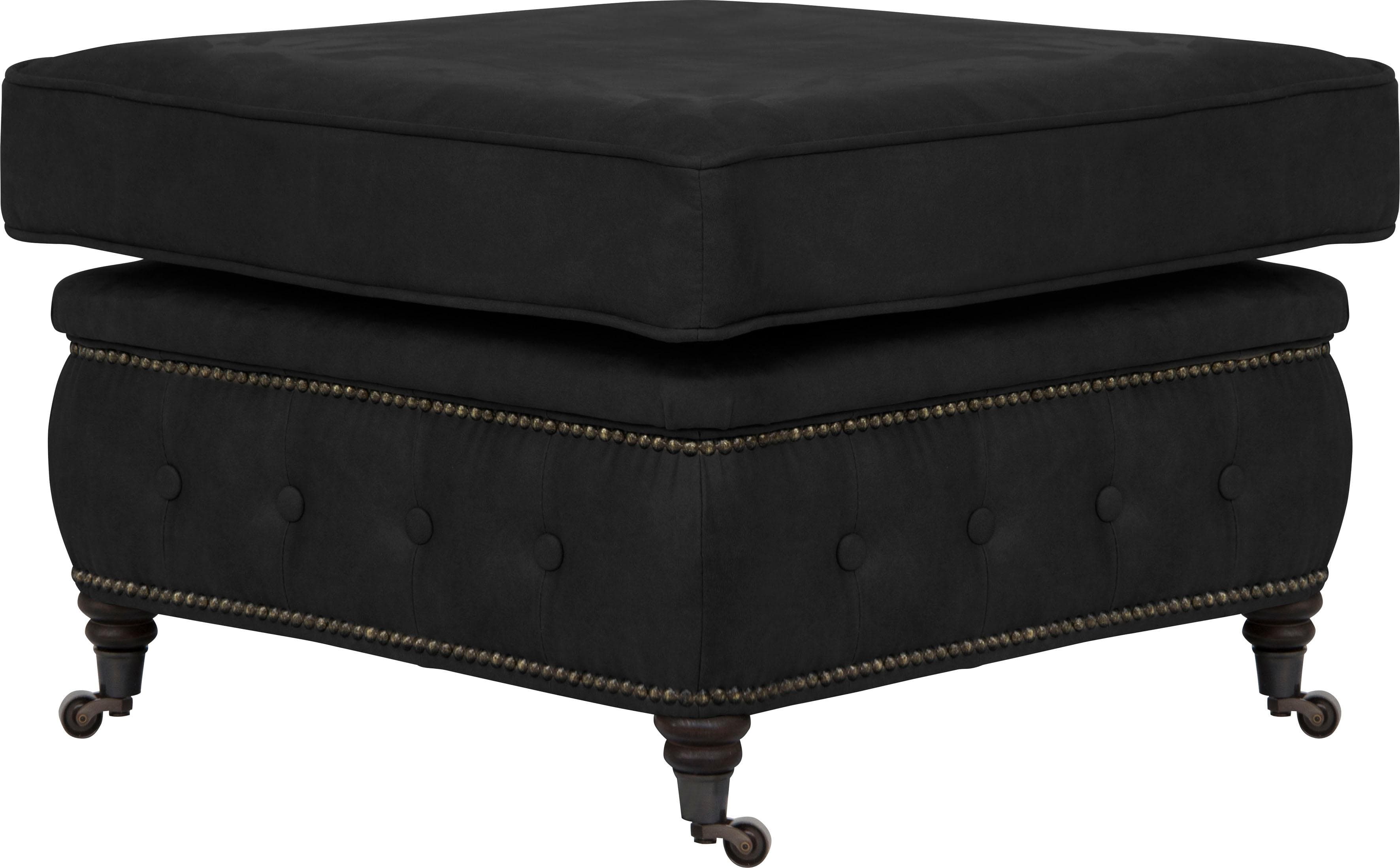 Home Affaire Polsterhocker Aarburg Anthrazit Polyester