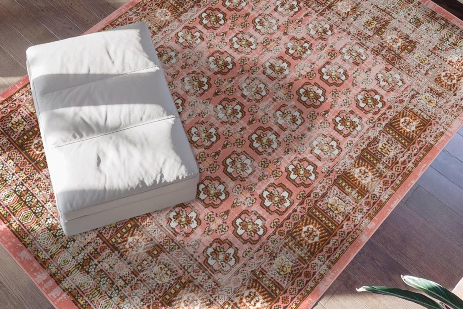 Calo-deluxe Teppich Ruzica-606 Rot Vintage Design