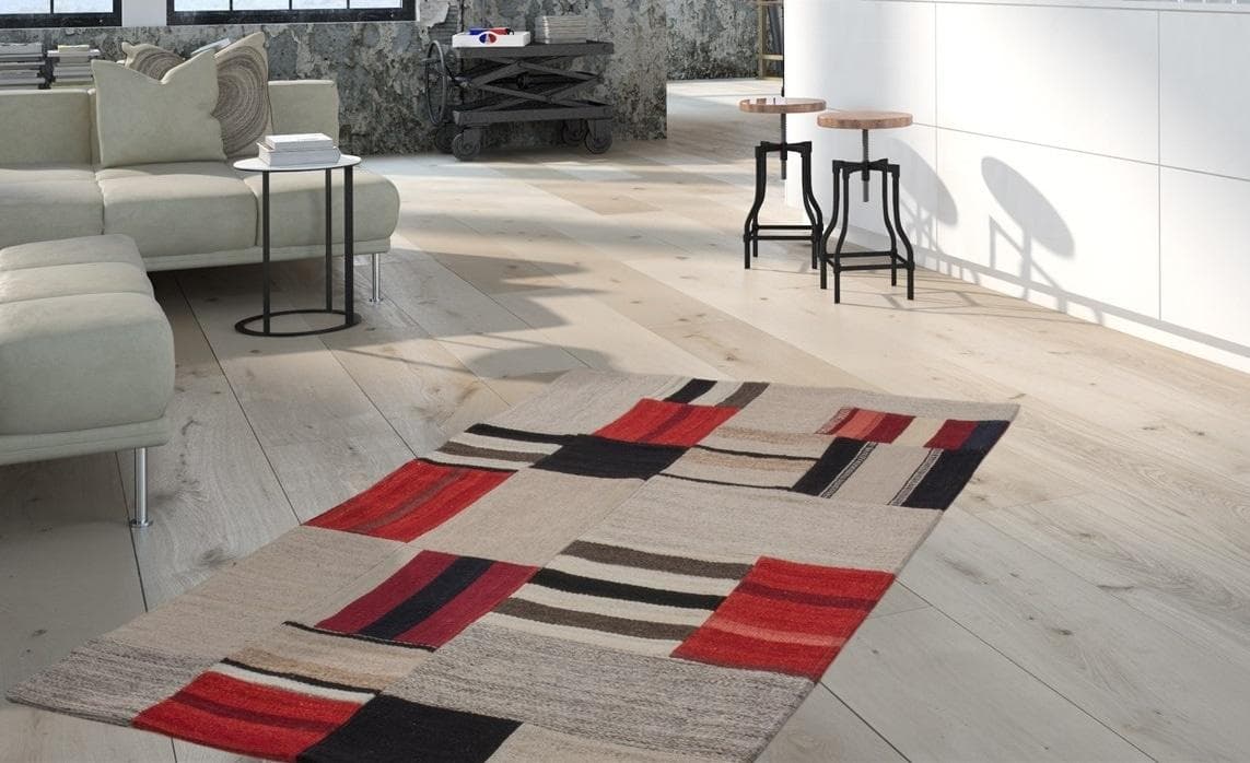 Teppich KAYOOM Radical 240 Bunt Handgewebt Jacquard Kilim