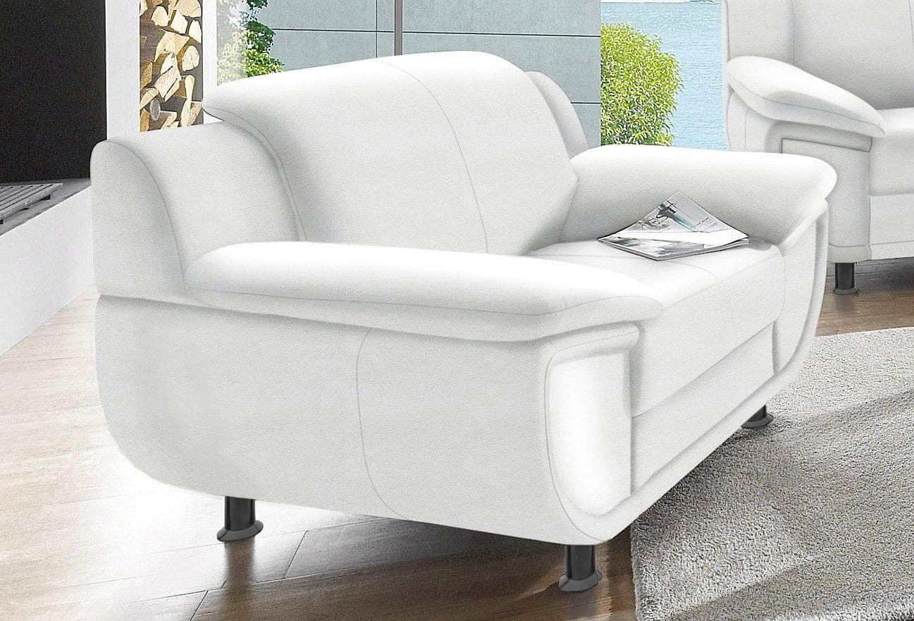 Trendmanufaktur Sessel Rondo 121 cm Kunstleder Federkern