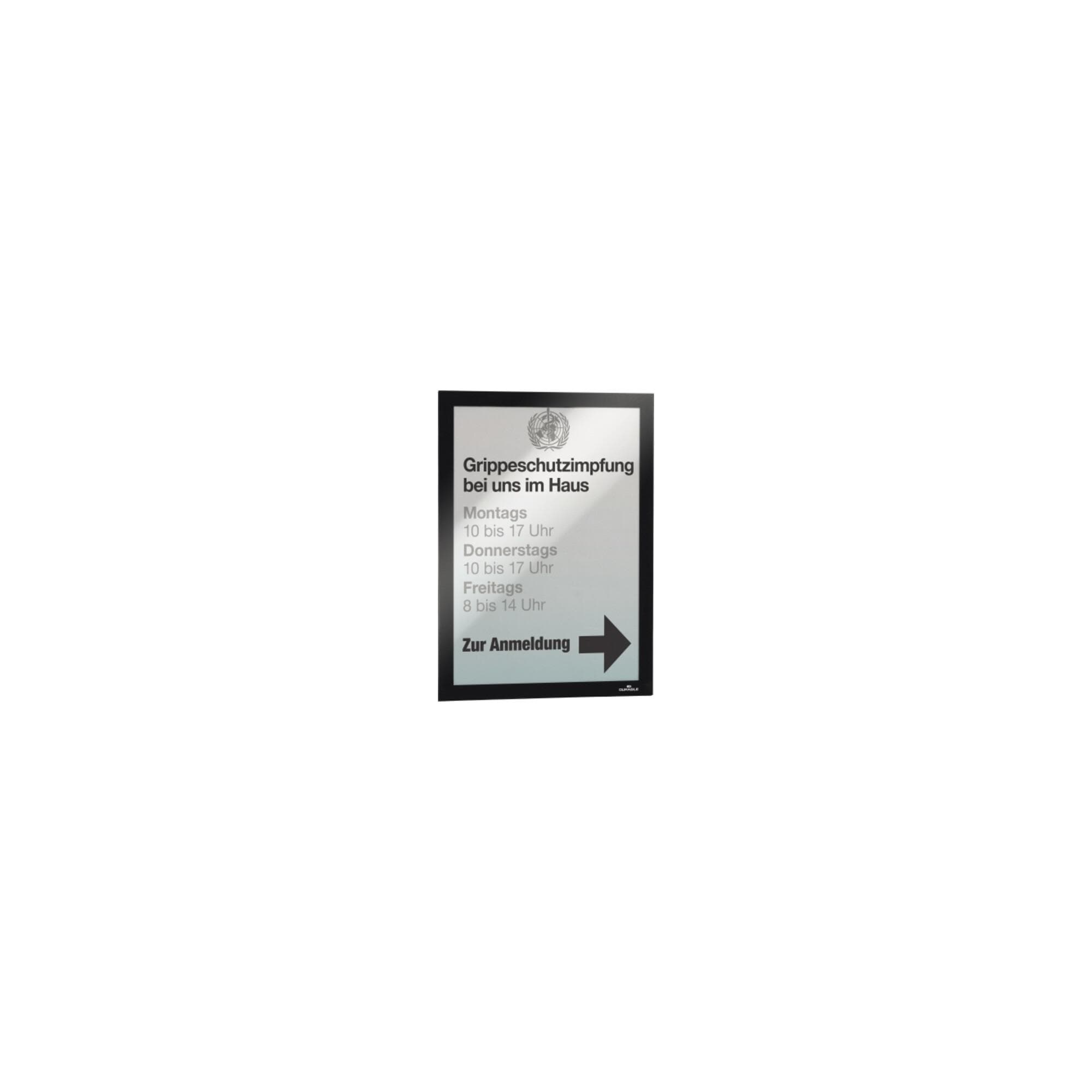 Durable Magnetrahmen DURAFRAME A4 Schwarz