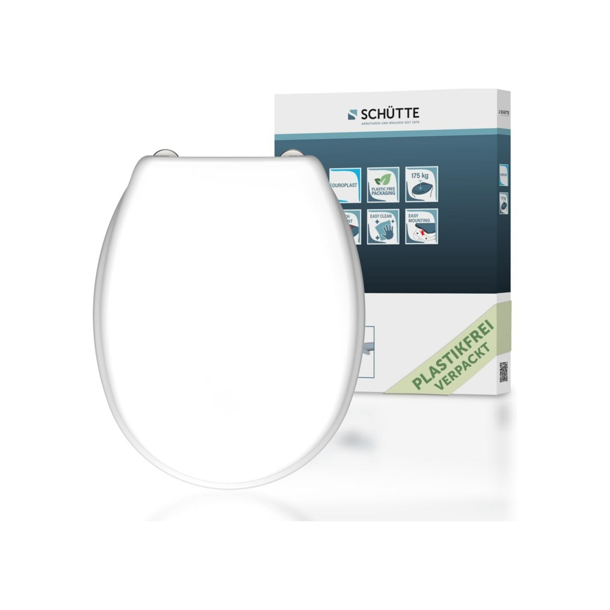 Schütte Duroplast WC-Sitz Weiß