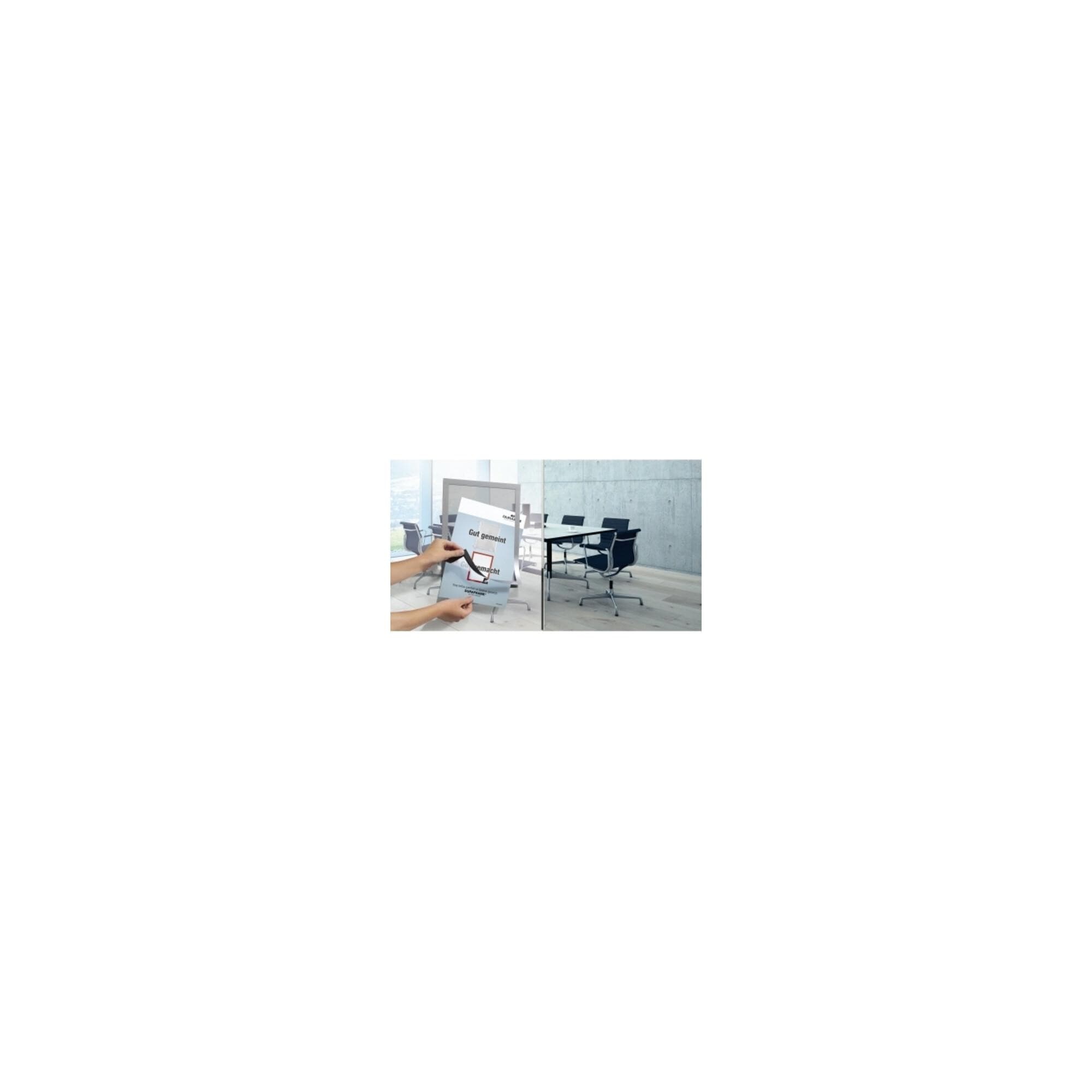 Durable Magnetrahmen DURAFRAME A4 Silber Beschriftungsschild
