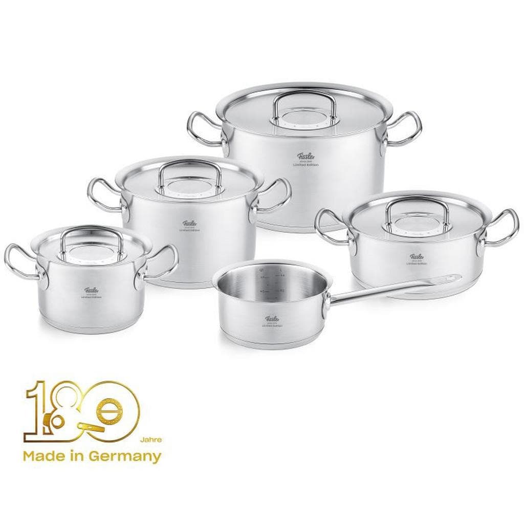 Fissler Kochtopfset Original-Profi Collection® Retro Edelstahl 5-teilig