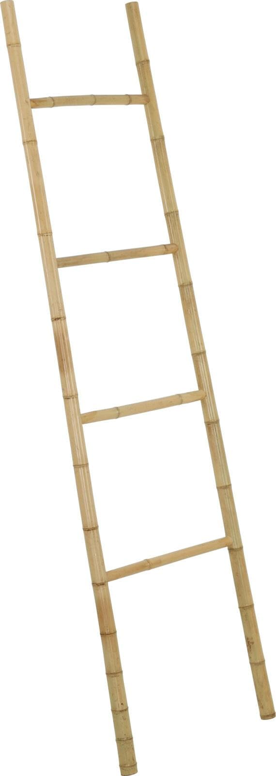 Koopman Handtuchleiter LETISCHA: Stilvolle Bambus-Leiter für Bad und Dekoration