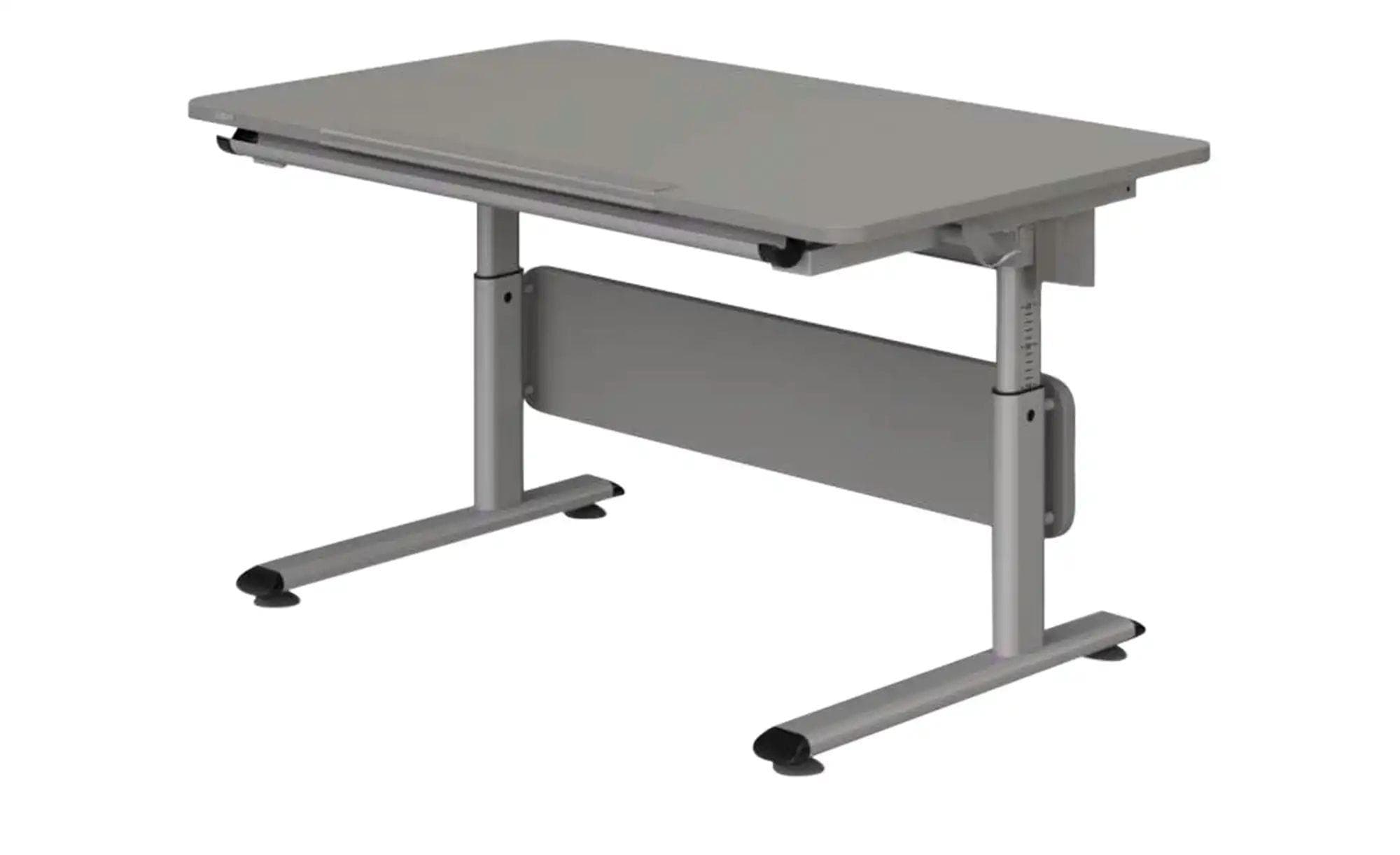 Ergonomischer Höhenverstellbarer Schreibtisch aus Metall und Holz