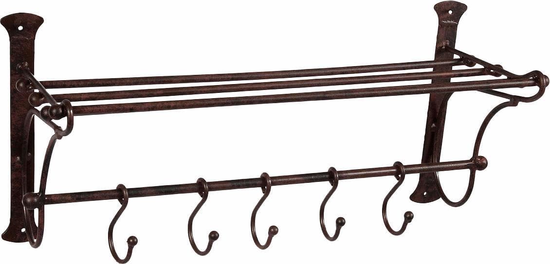 Wandregal mit Haken - Praktische Aufbewahrungslösung