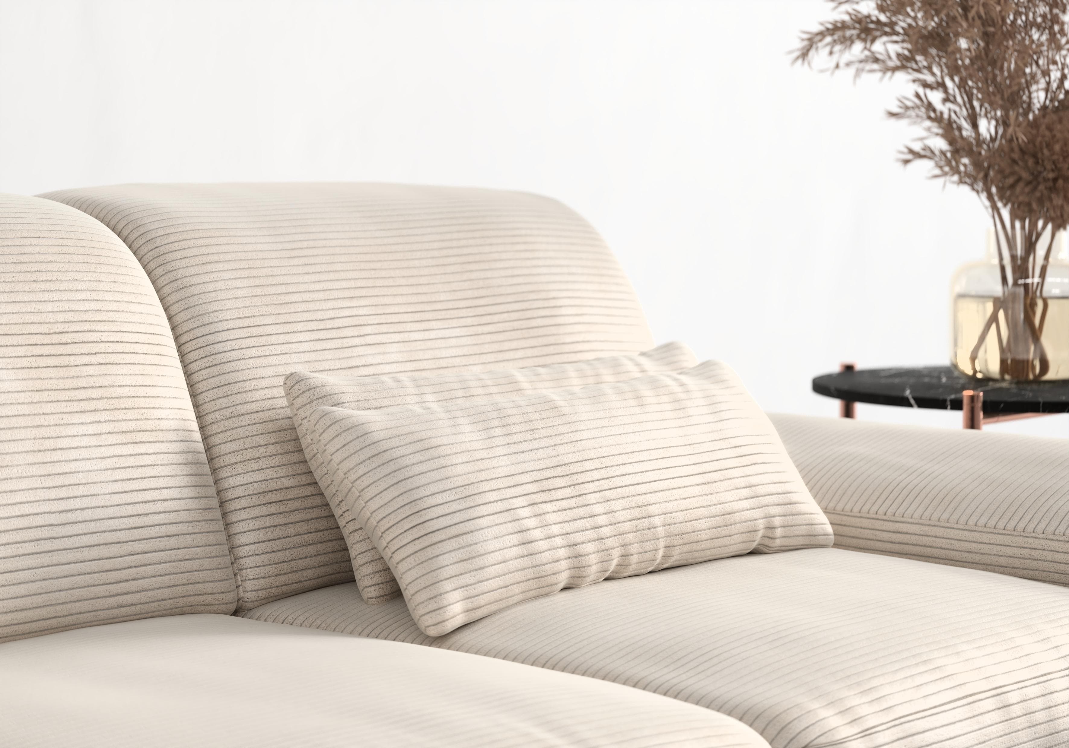SIT & MORE Sofakissen Cabana Set Beige Creme 100% Polyester