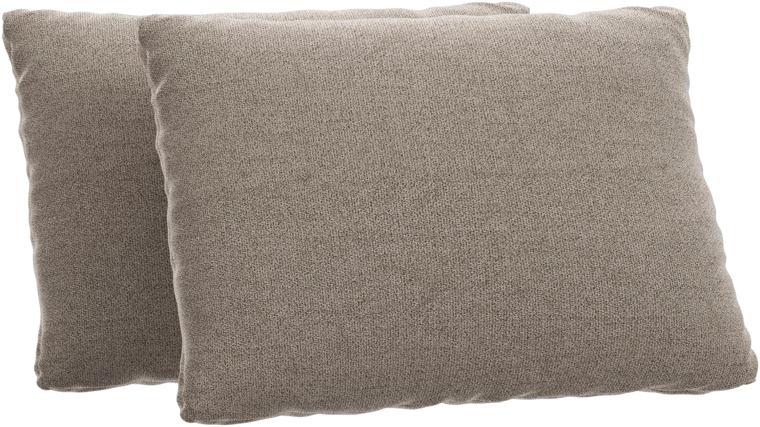 SIT & MORE Sofakissen Jazz Beige 2er Set Microfaser