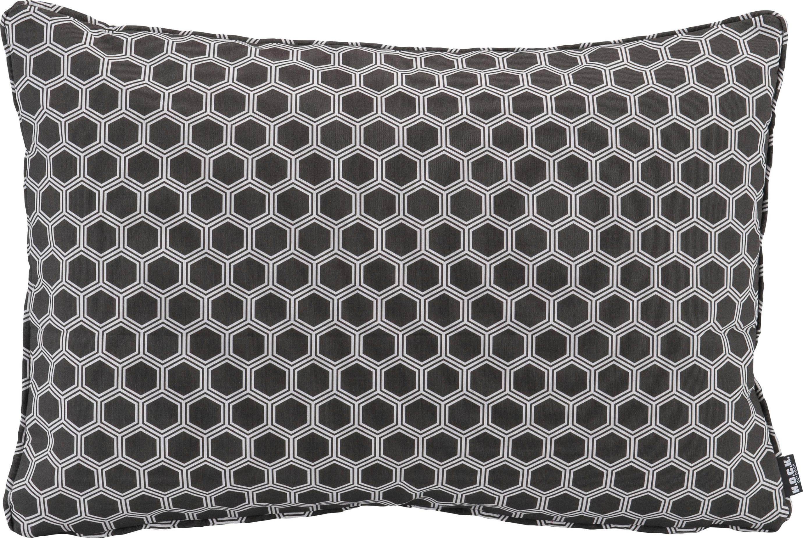 H.O.C.K. Dekokissen Geomy Schwarz Wabenmuster