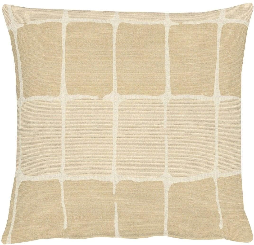 APELT Dekokissen Monte Beige Gemustert 48x48cm Mit Füllung