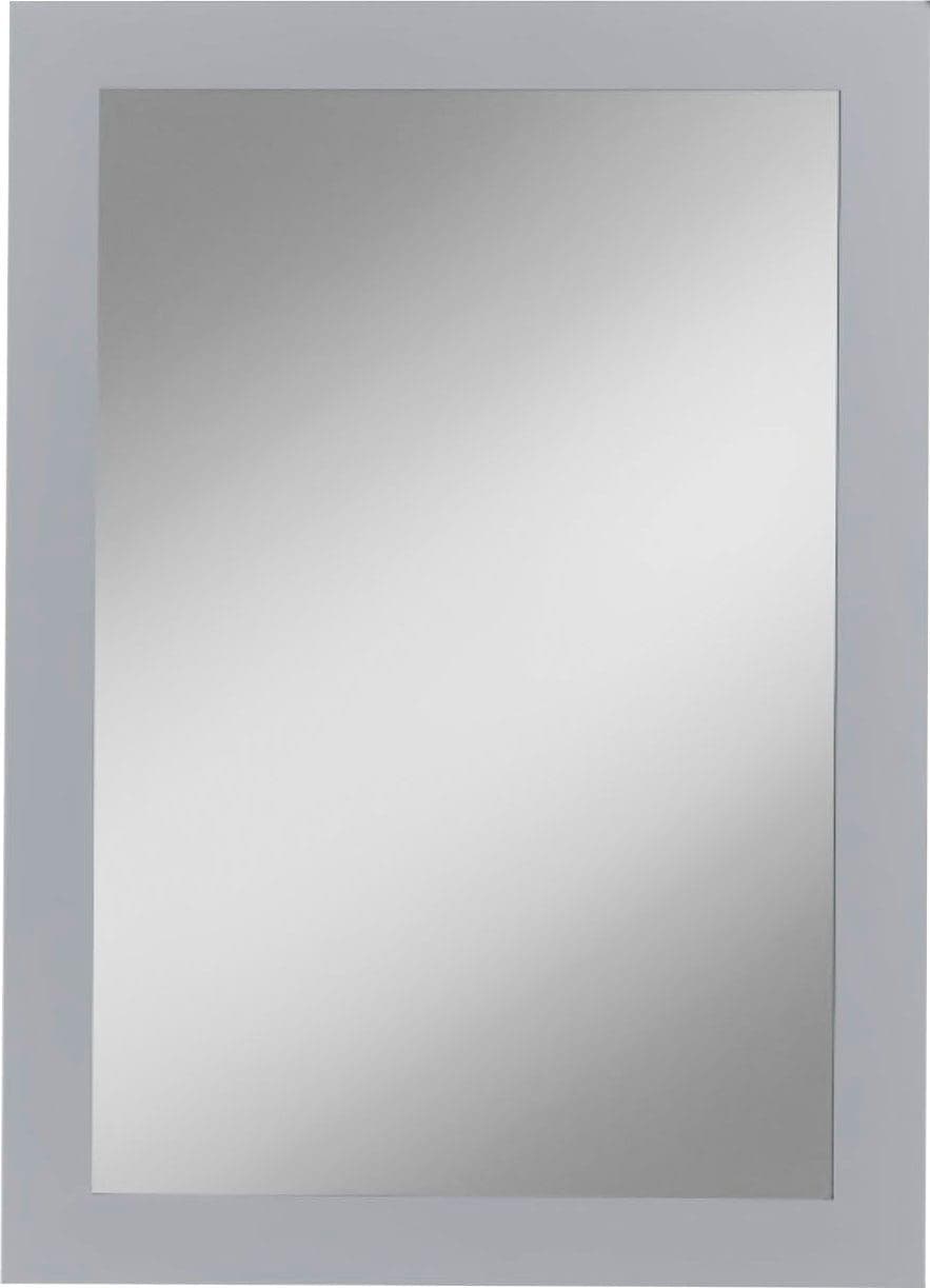 Quadratischer Badspiegel in Silber