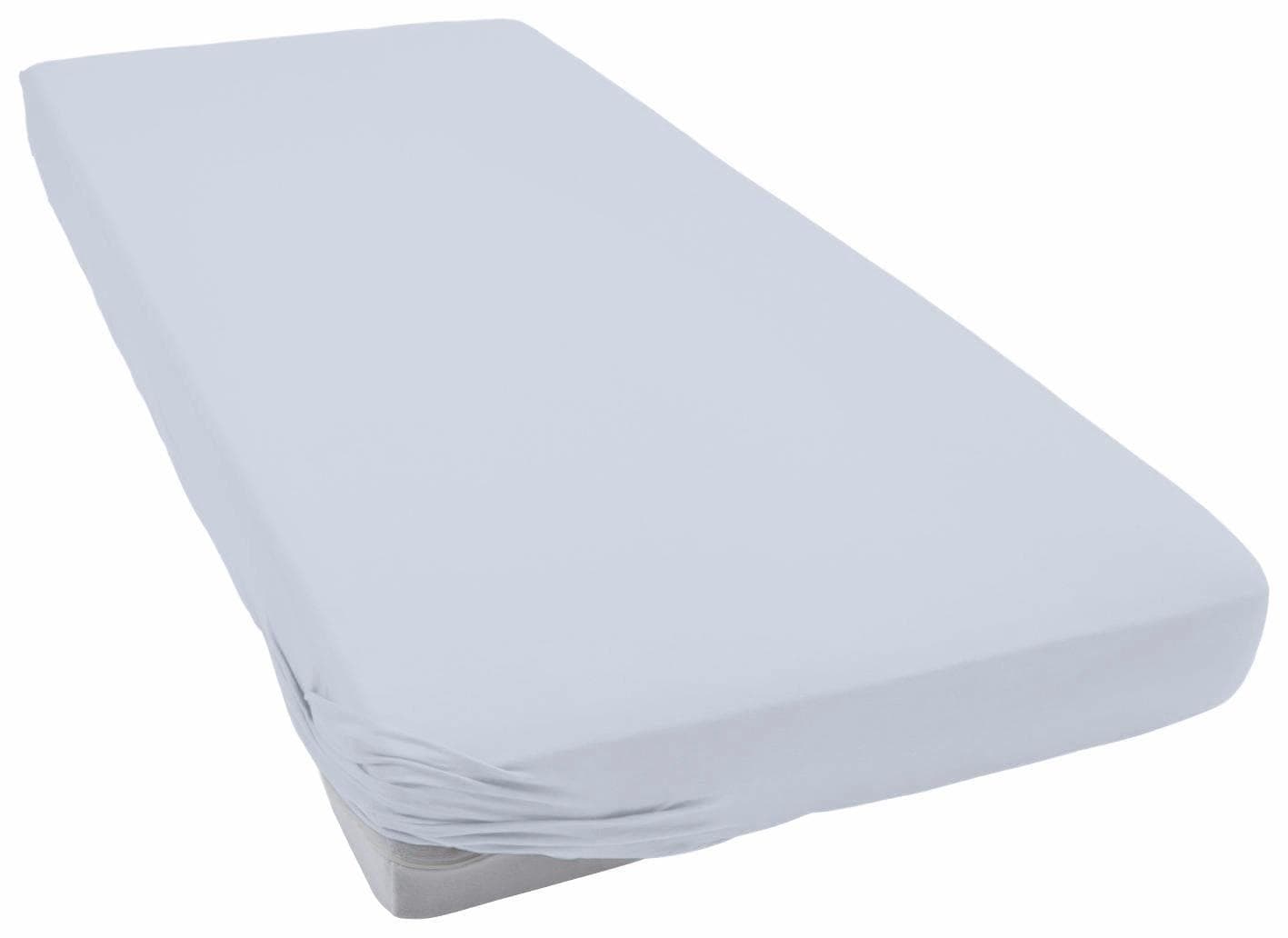 Primera Spannbettlaken Elasthan-Feinjersey Boxspring Weiß mit Rundumgummizug