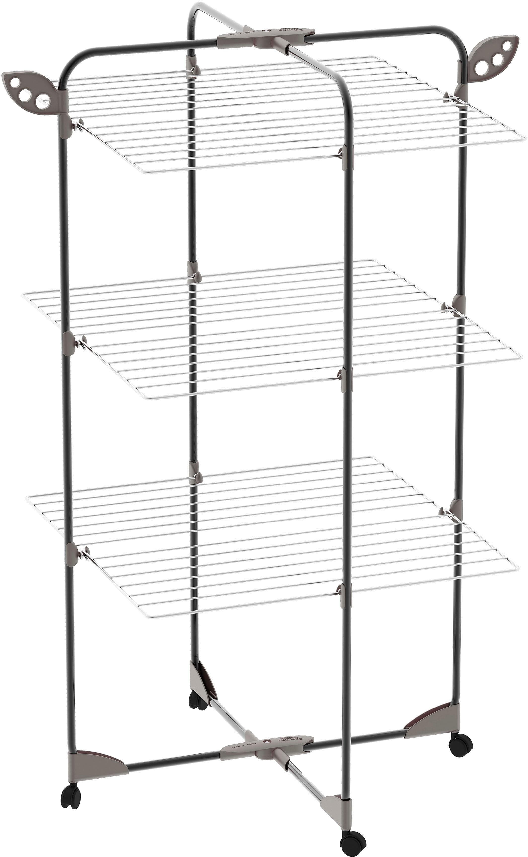 Bischof Alpina 30 Turmwäscheständer Schwarz Aluminium