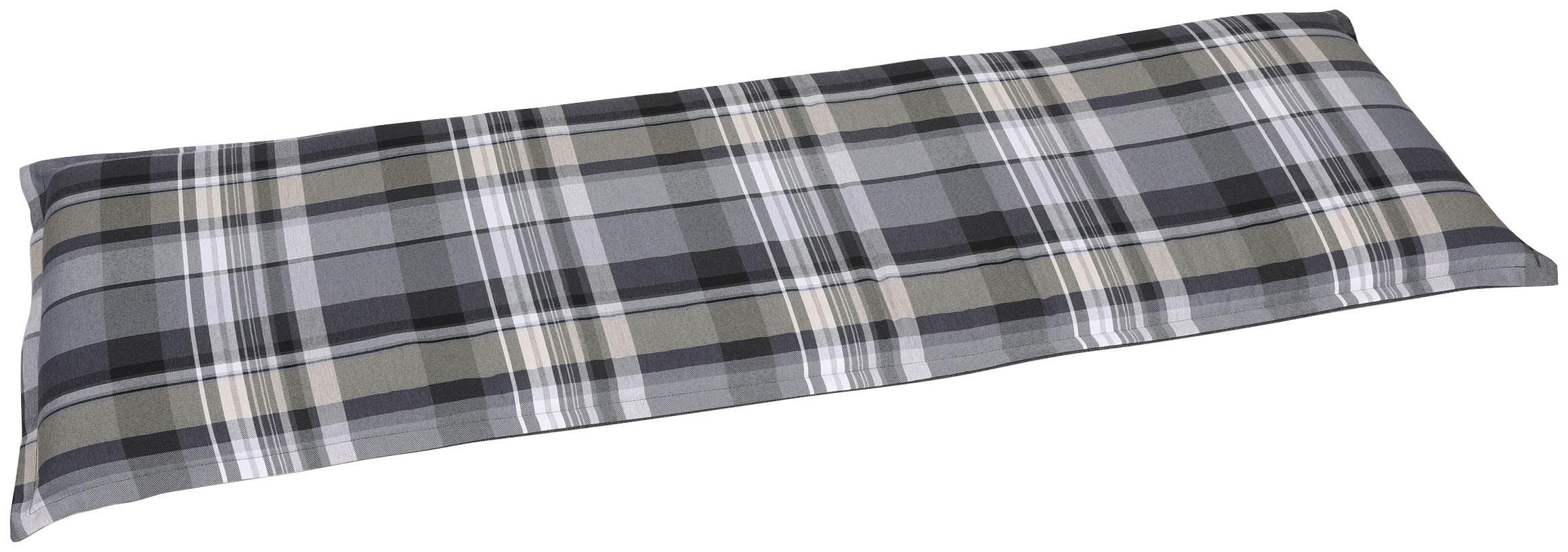 GO-DE Bankauflage 3-Sitzer Grau Creme Polyester