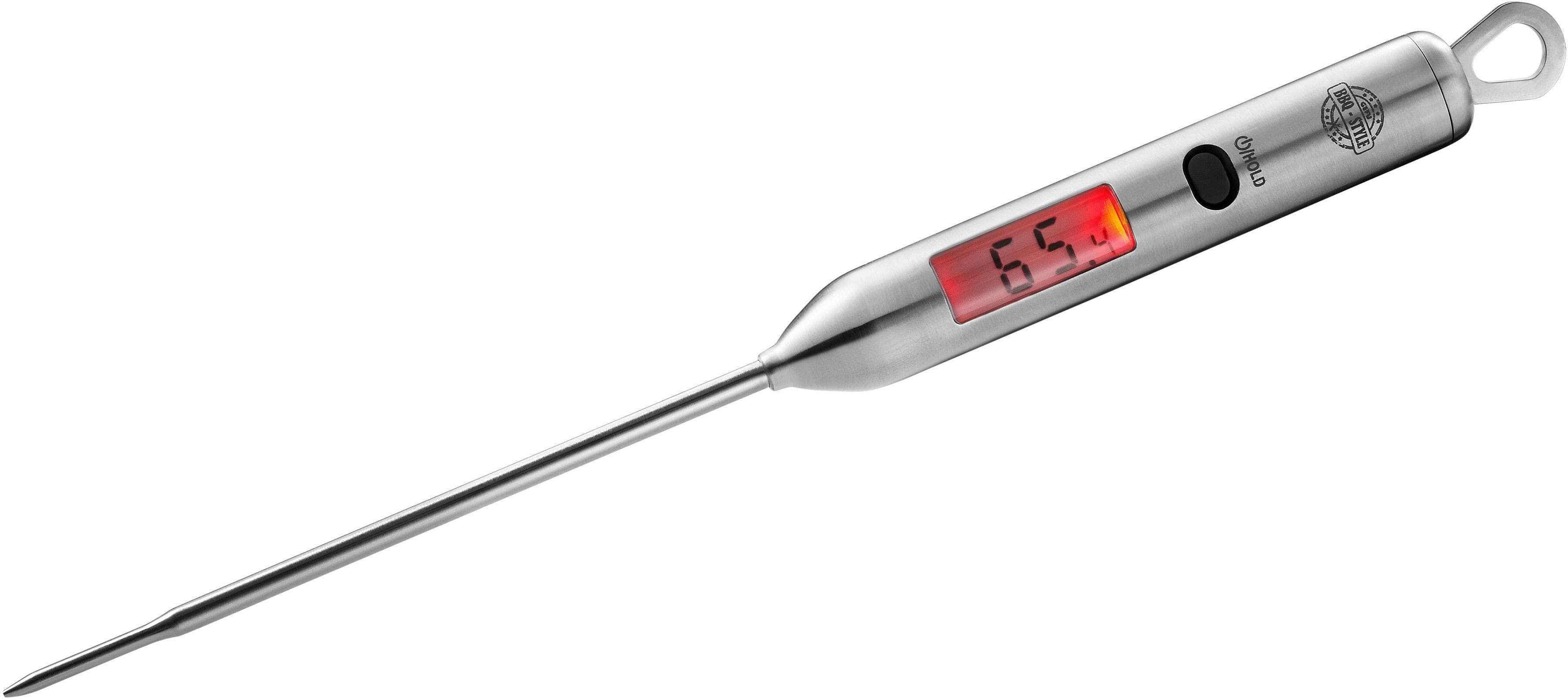 GEFU Bratenthermometer BBQ Digital Edelstahl Silber