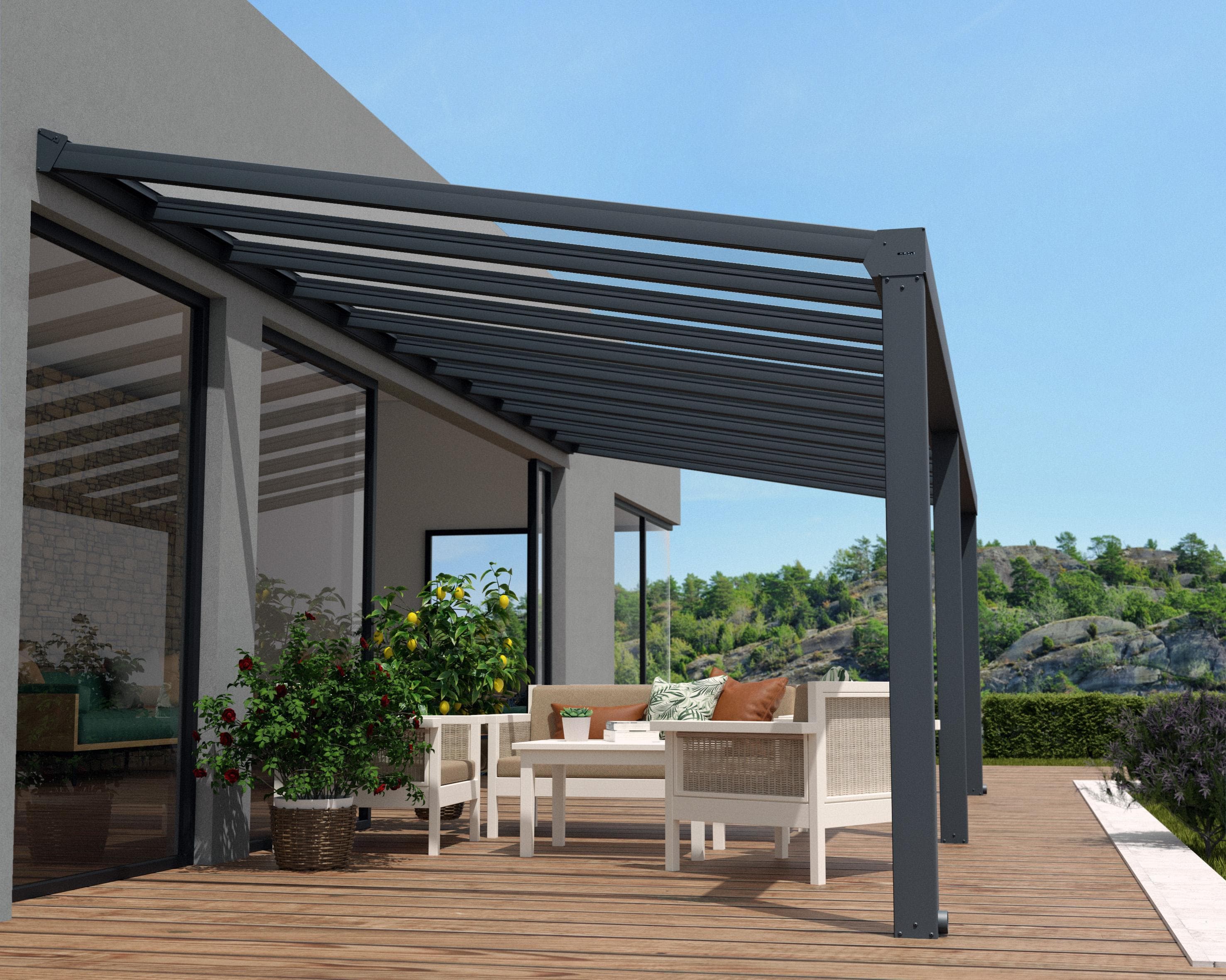 Terrassenüberdachung Canopia Stockholm Alu Polycarbonat