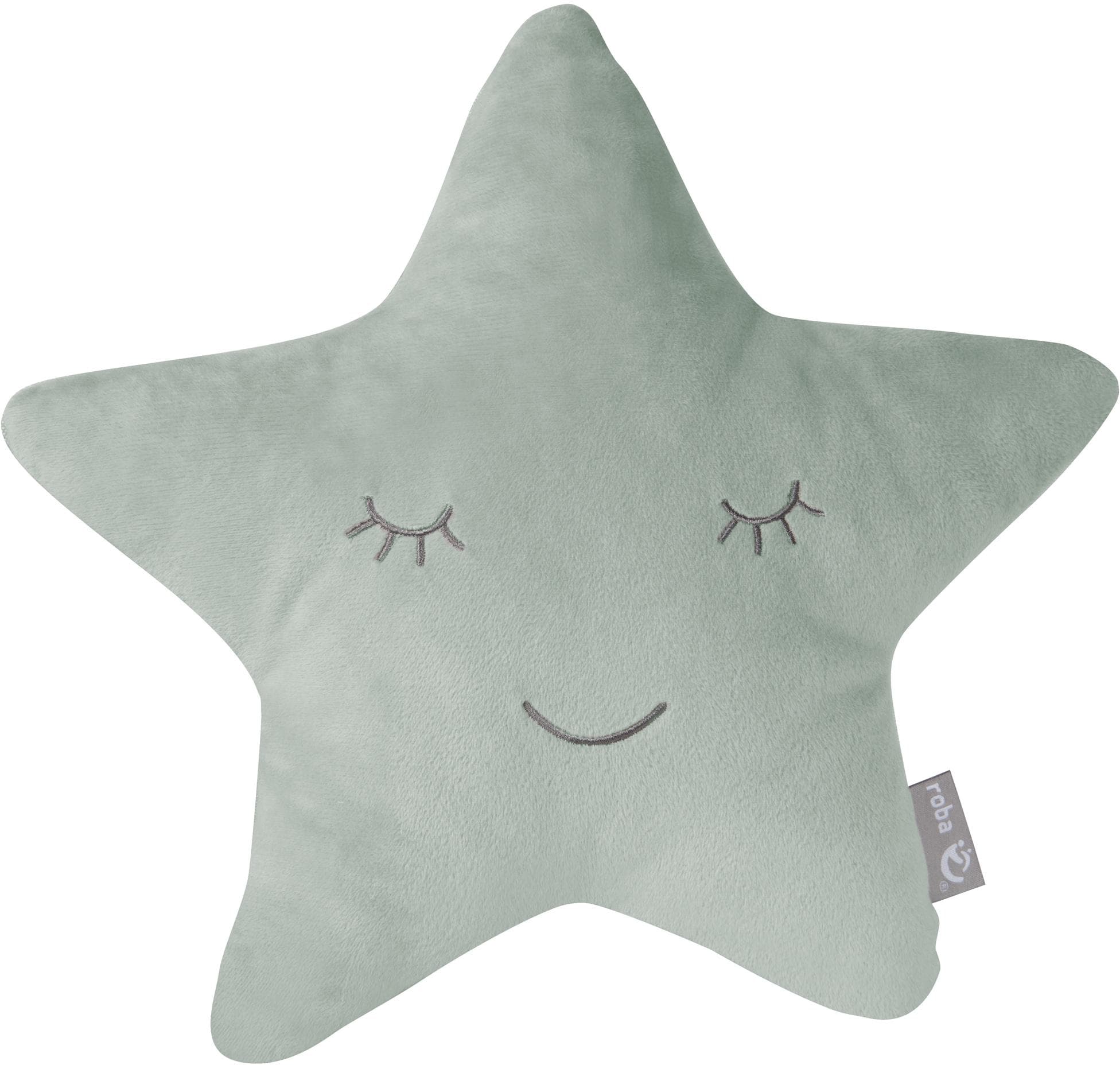 ROBA Babykissen Lil Cuties Stern Grün Polyester Bestickt