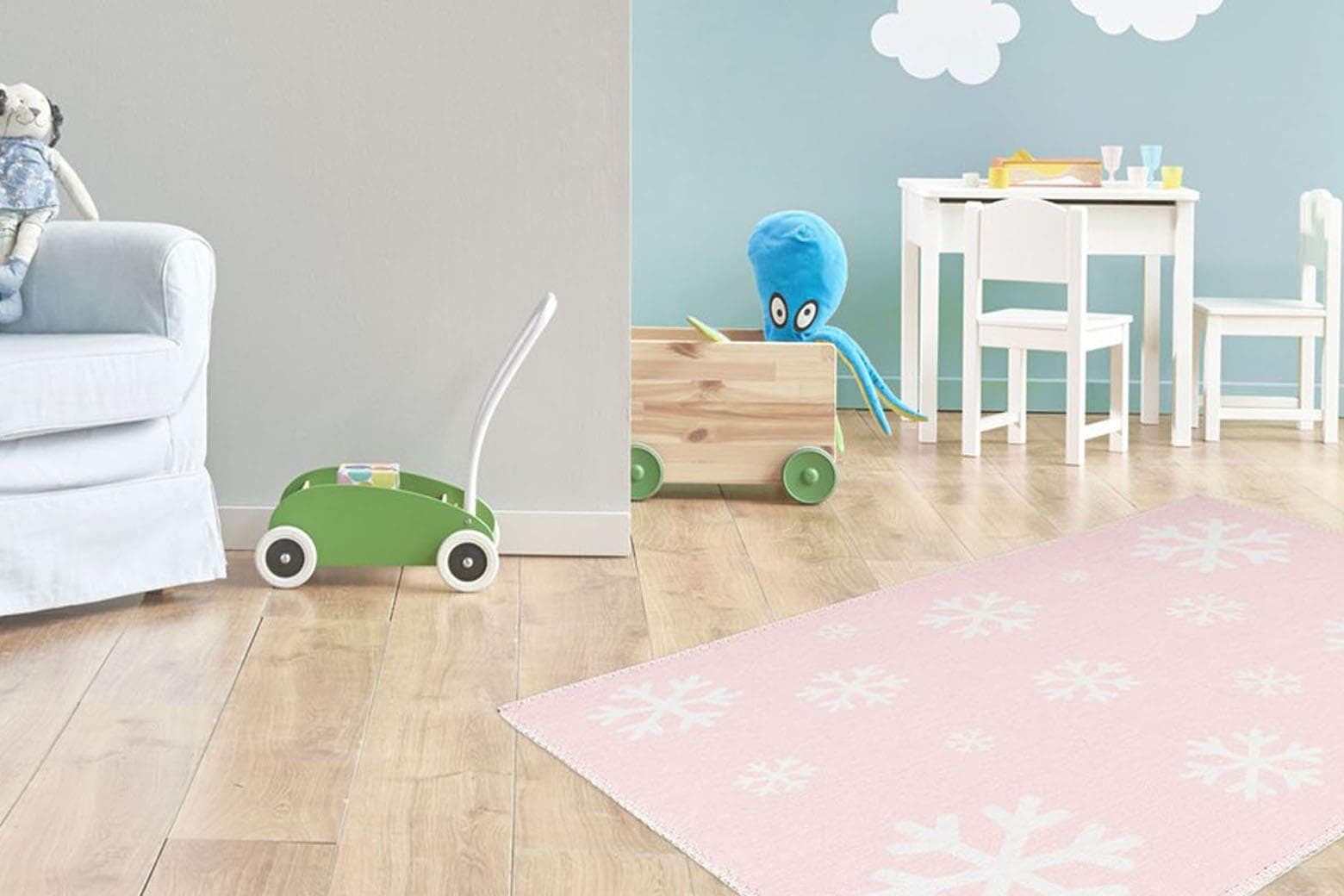 Arte Espina Kinderteppich Bambini 400 Rosa Gemustert