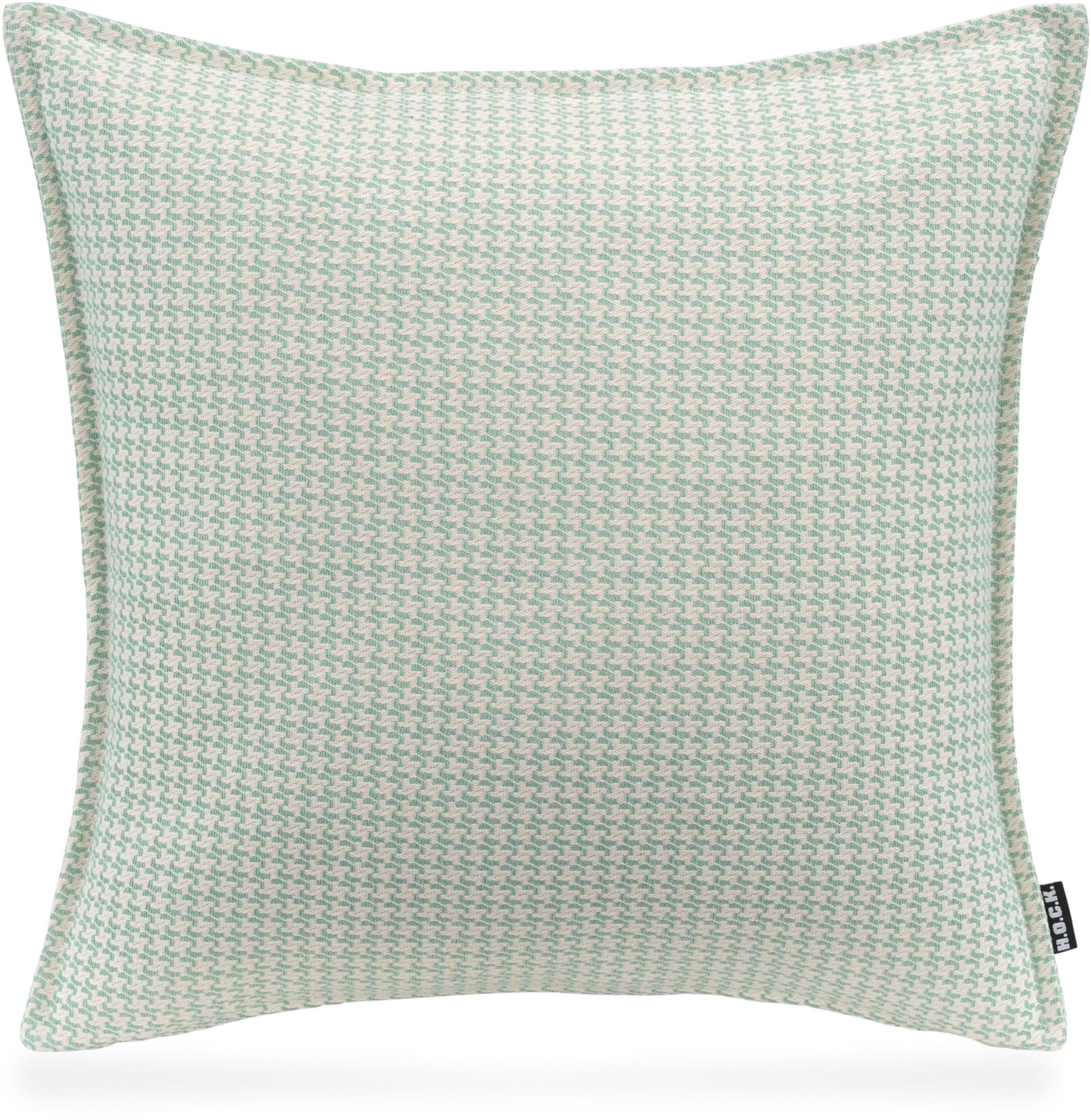 H.O.C.K. Dekokissen Bobo Gemustert Türkis Blau Grün 45x45cm