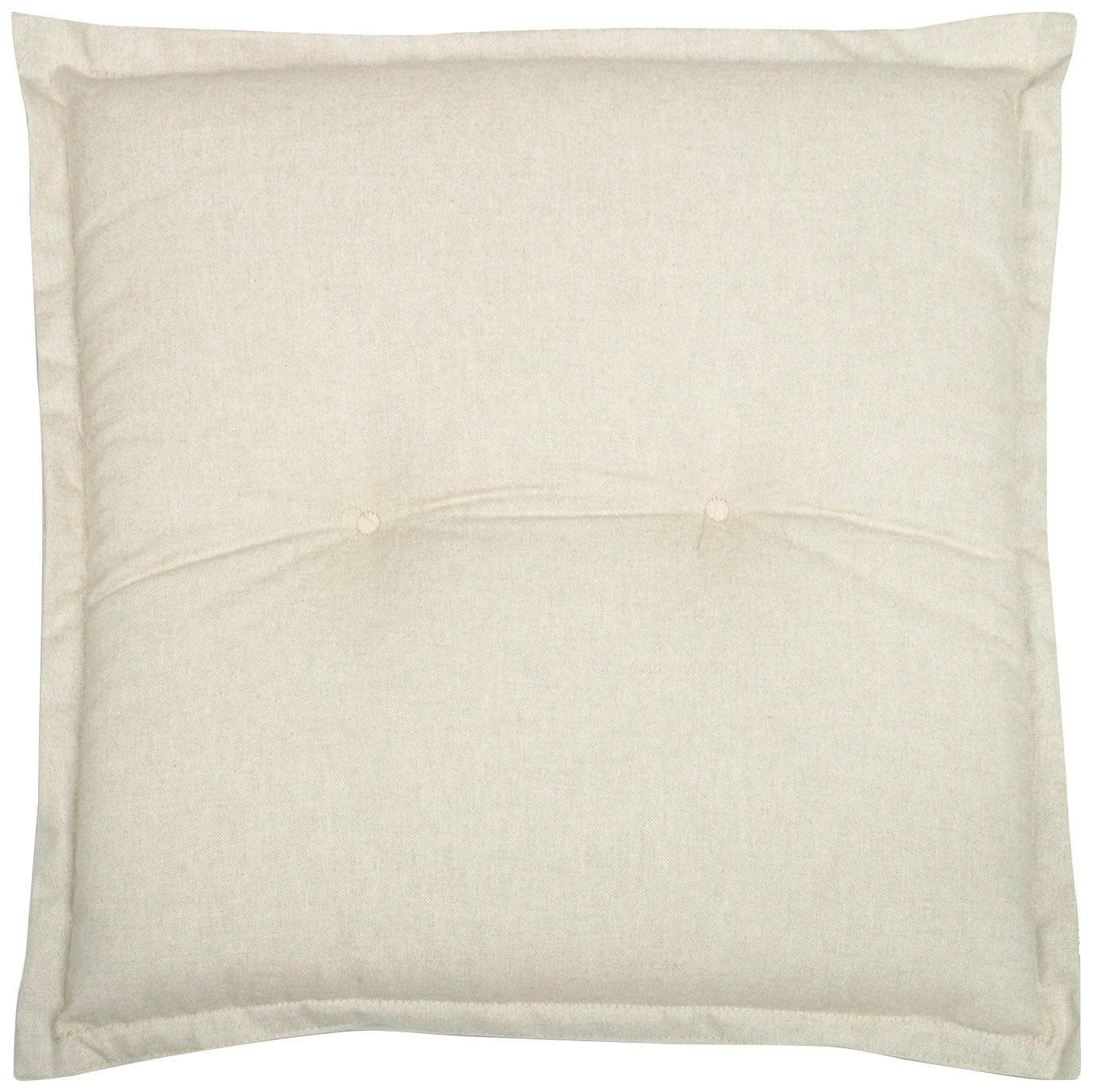 GO-DE Hockerauflage Sand Uni Stehsaum