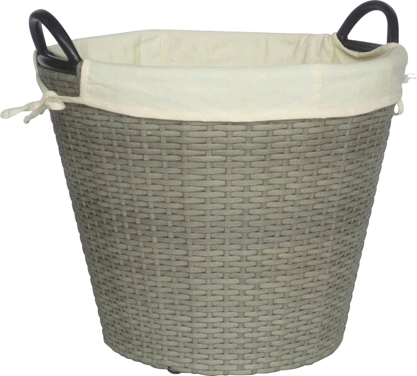 FIREFIX Allzweckkorb Taupe Polyrattan Aufbewahrungskorb