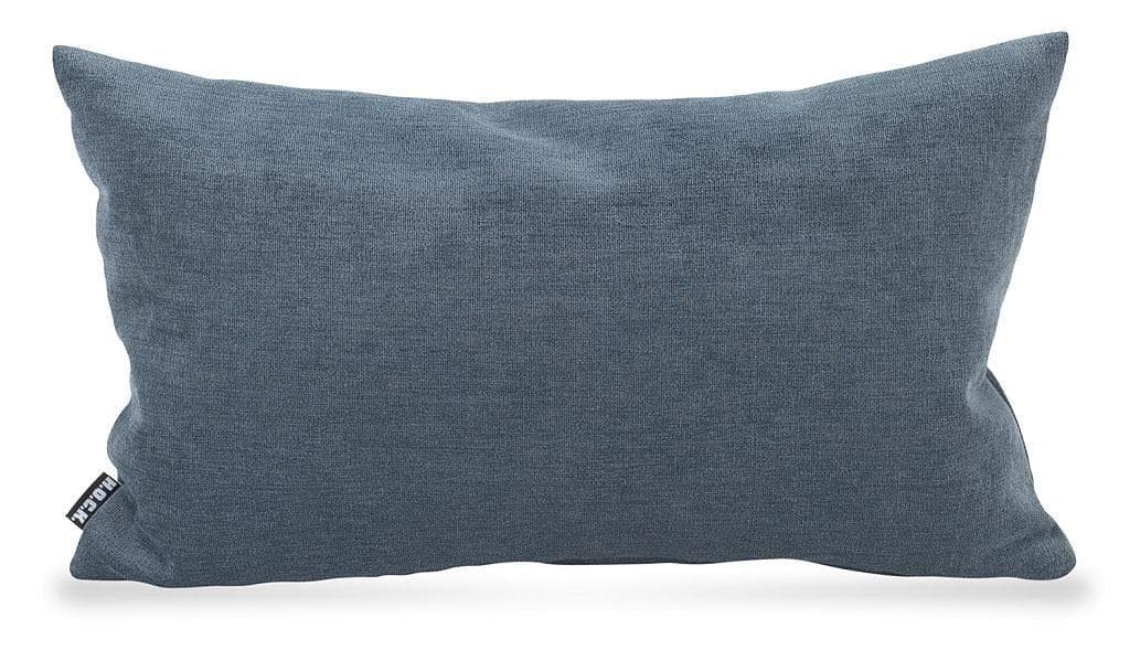 H.O.C.K. Dekokissen Versatil Uni Blau Samt Optik