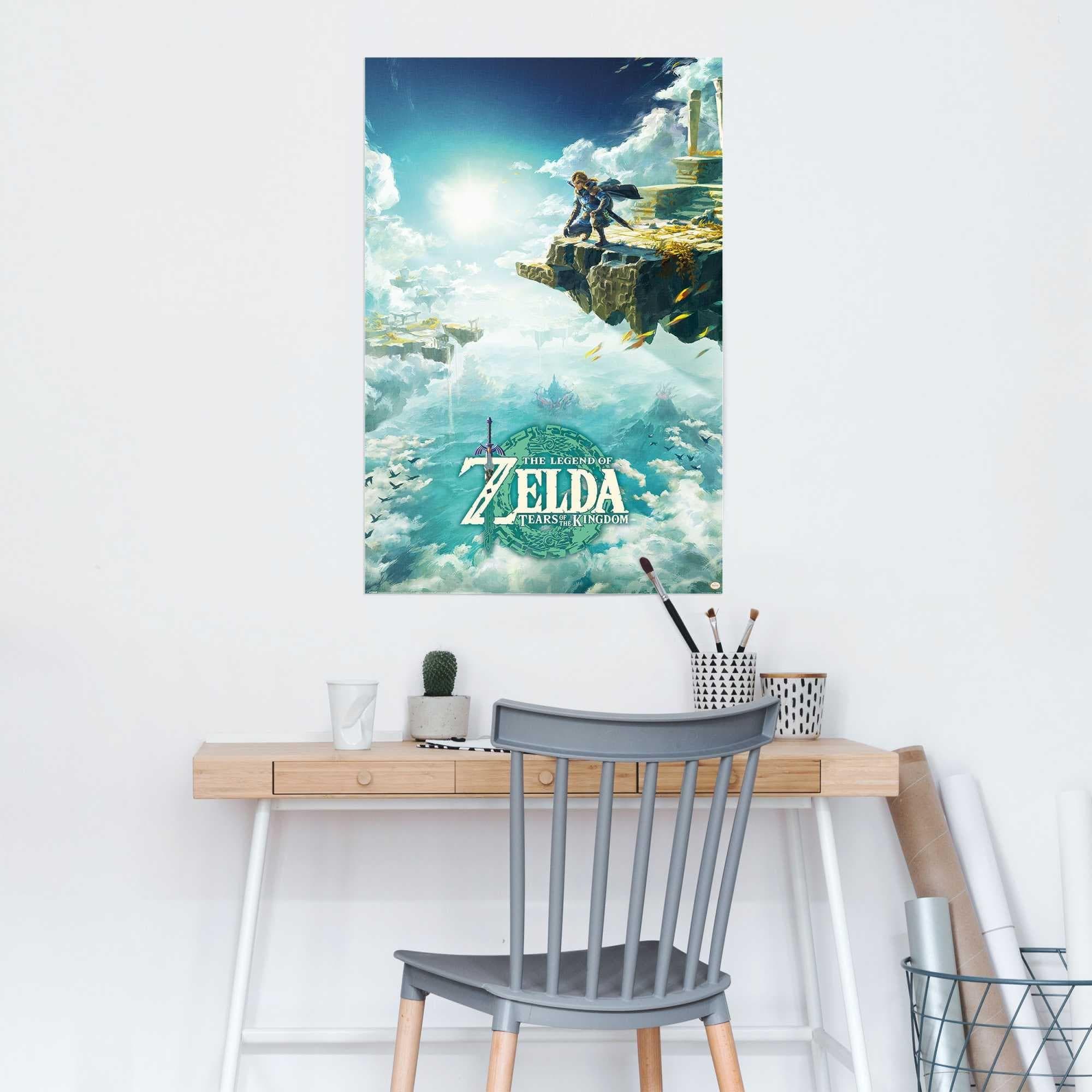 Reinders Poster Legends of Zelda Blau 61x91,5 cm