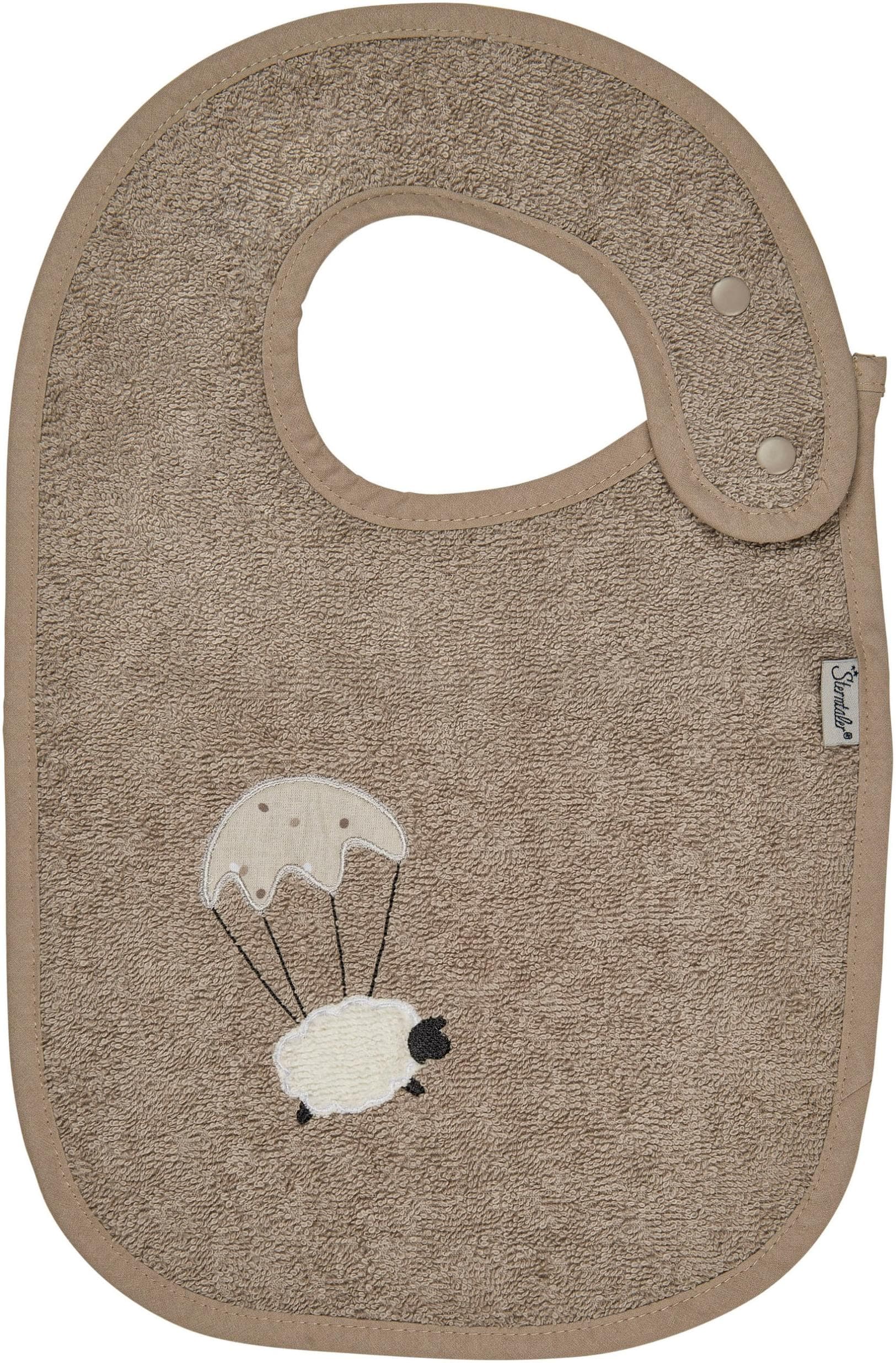 Lätzchen STERNTALER Schaf Flocke Baby beige Baumwolle