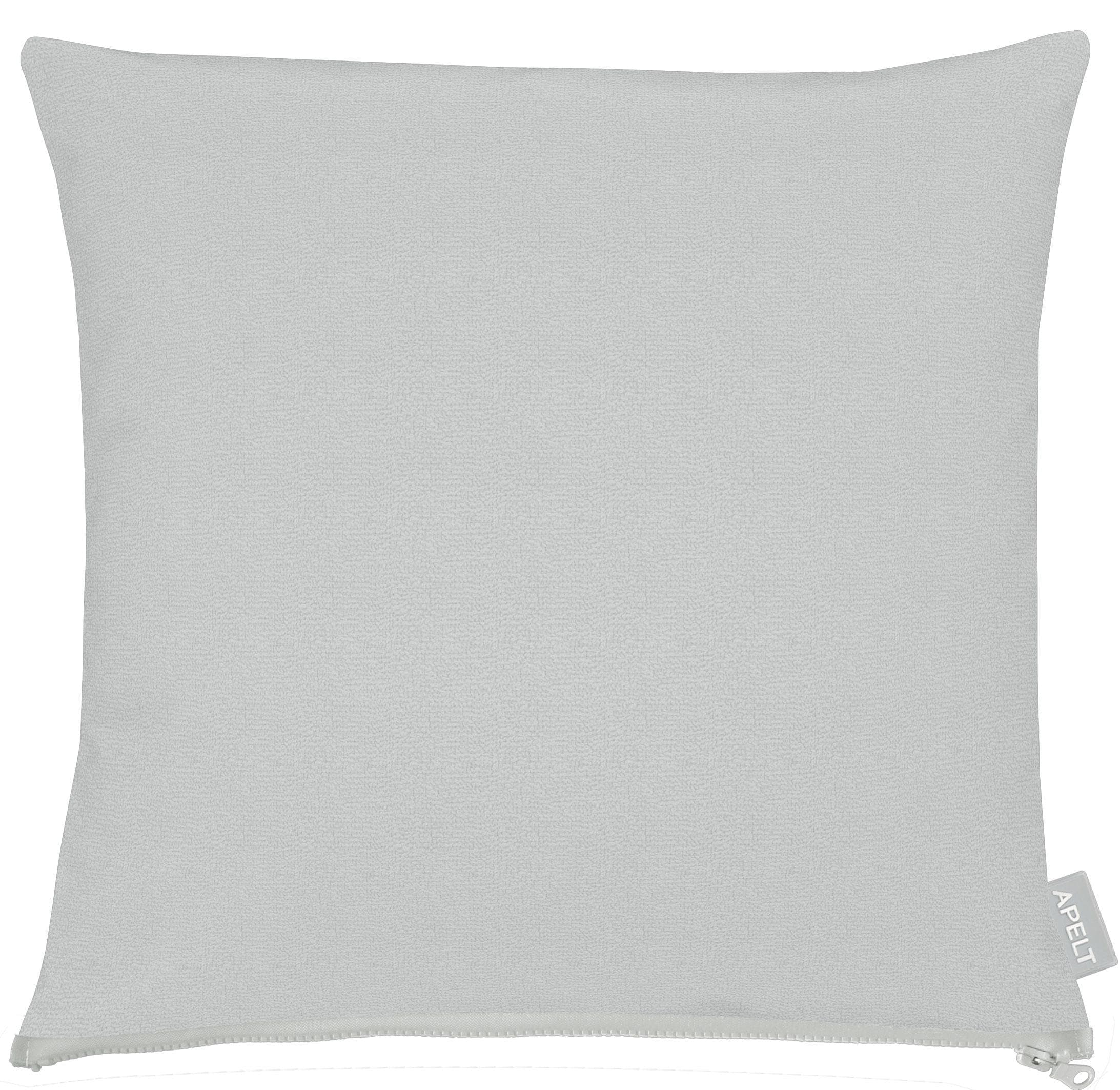 APELT Dekokissen Ciao Grau Unifarben 45x45cm