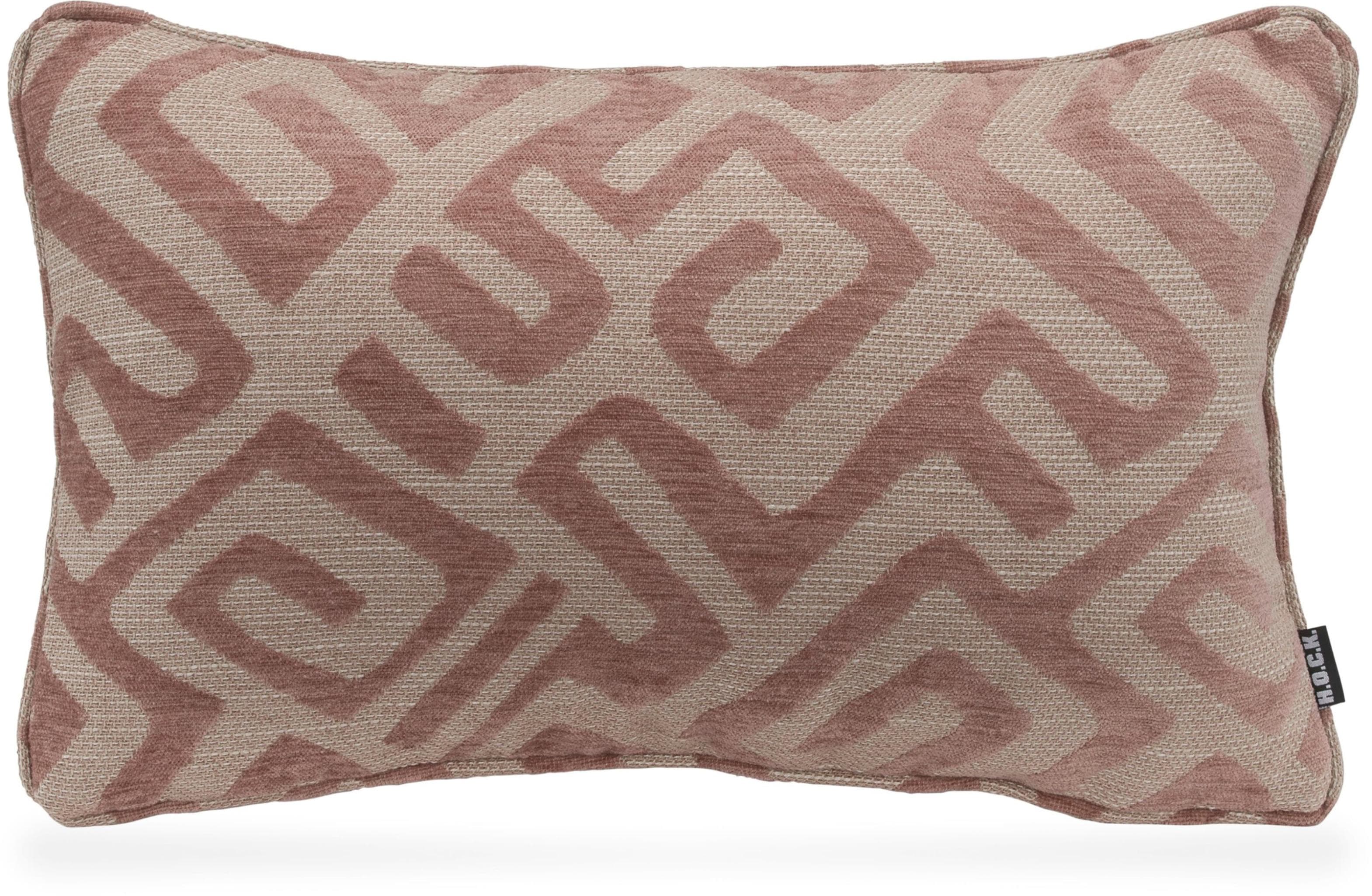 H.O.C.K. Dekokissen Naira Rosa Geometrisches Muster