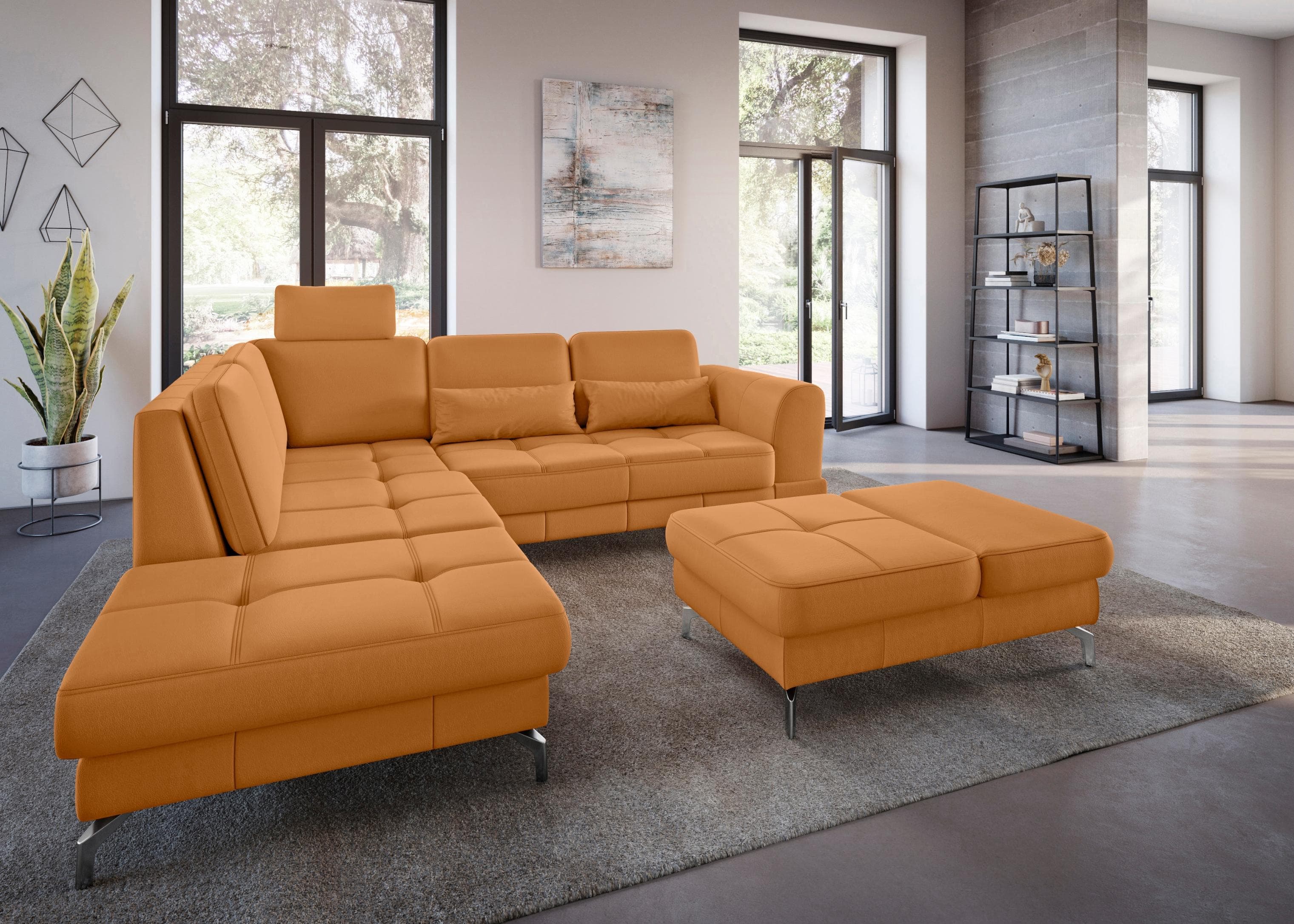 sit&more Kopfstütze Bendigo V - Trendiges Design für Sofa-Komfort