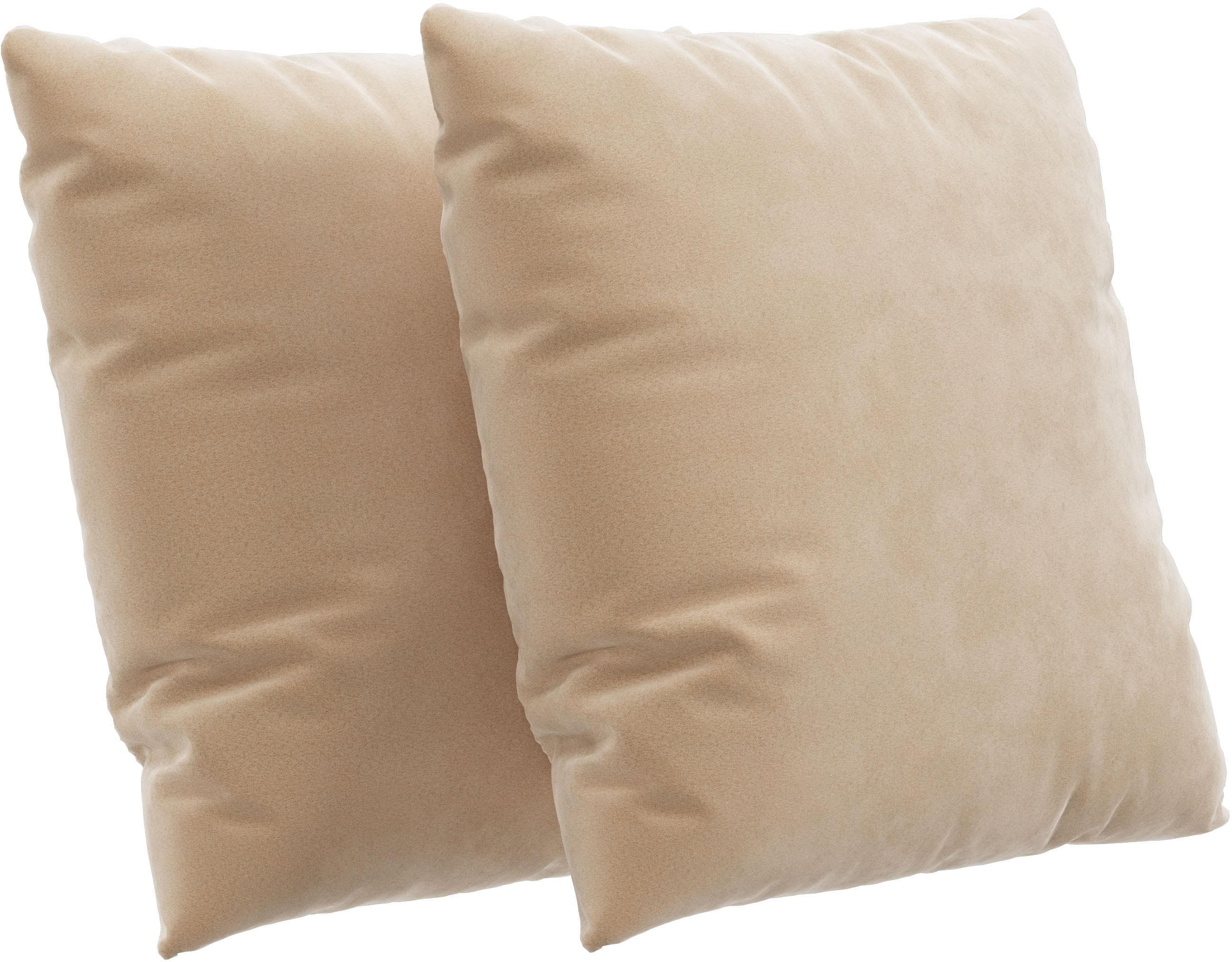 SIT & MORE Sofakissen Soul Braun 50x50cm Polyester