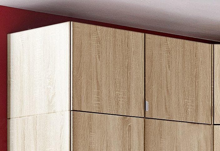 Priess Schrankaufsatz Madrid Braun Holzwerkstoff 2 Türen