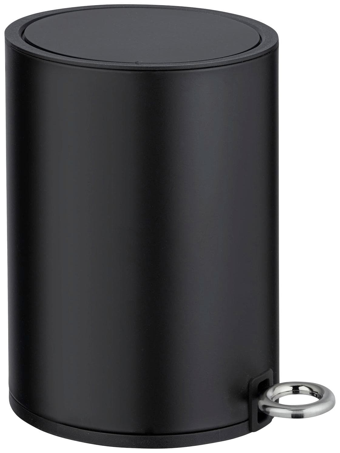 WENKO Monza Kosmetikeimer 3,0 l Schwarz mit Tretmechanik