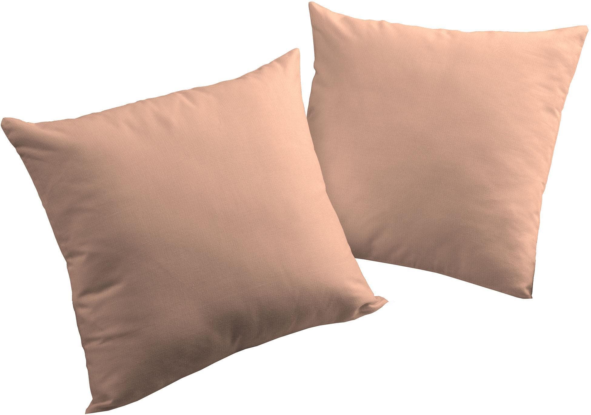 ADAM Dekokissen Uni Collection Beige Bio-Baumwolle Kissenhülle