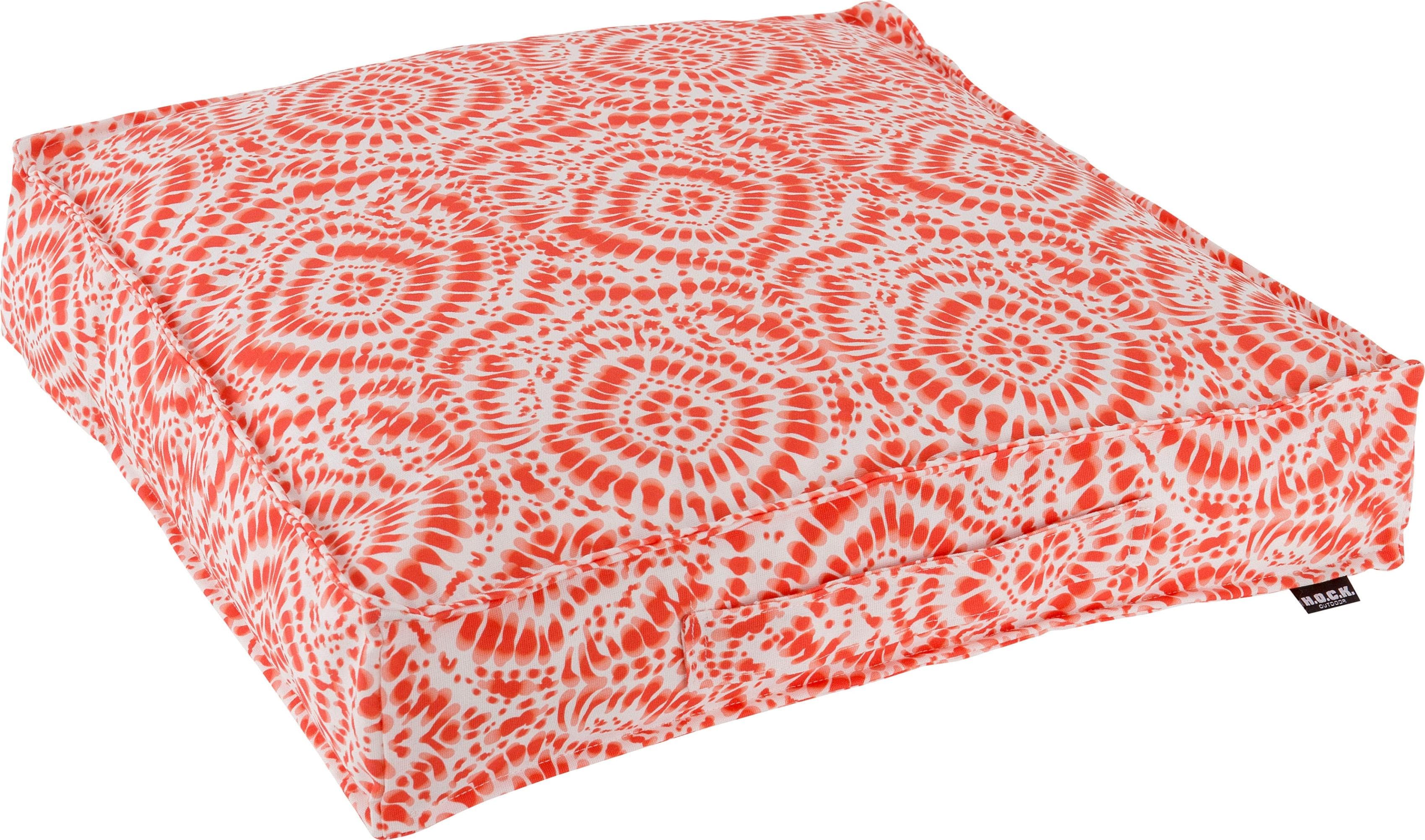 H.O.C.K. Palettenkissen Badu Batik Steel Outdoor Orange