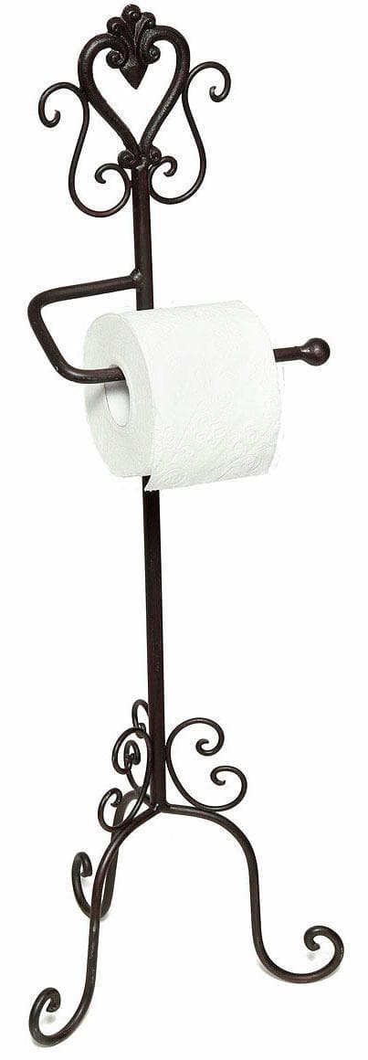 HOME AFFAIRE Toilettenpapierhalter Antik Schwarz Eisen