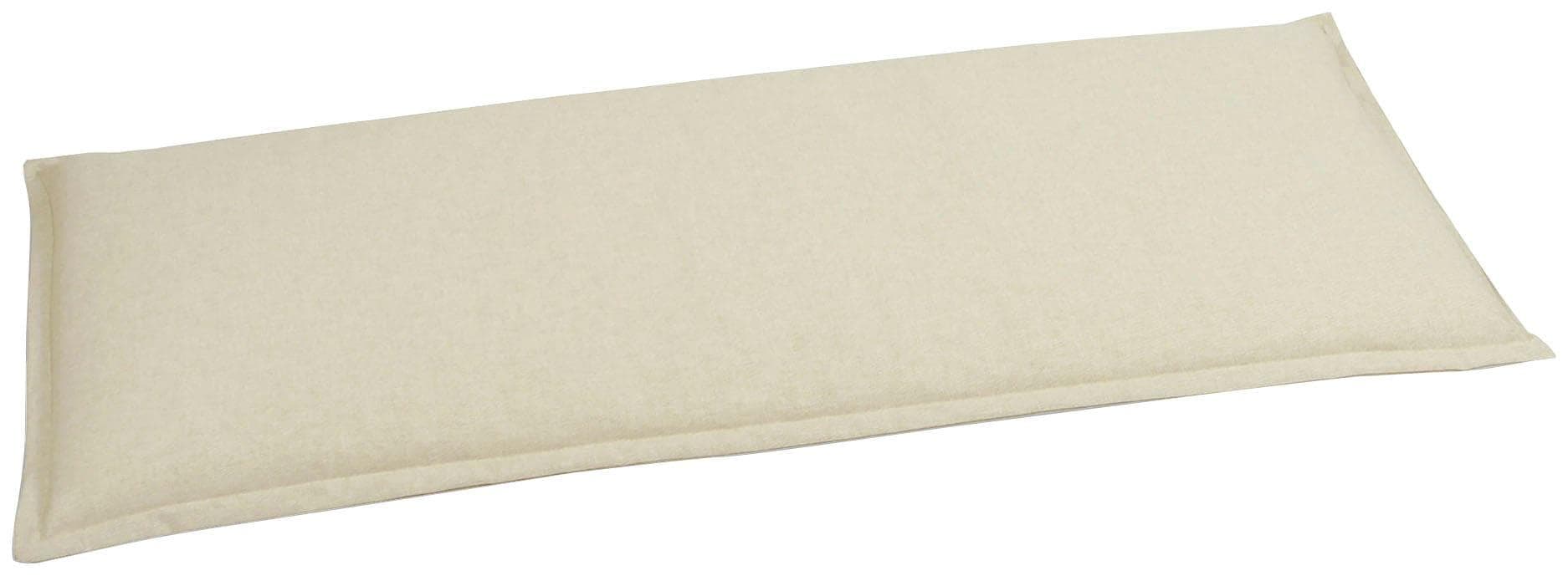 GO-DE Bankauflage Beige 112x48x6 cm Baumwolle Polyester