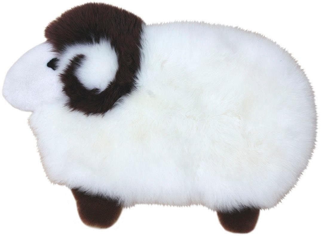 Heitmann Felle Fellteppich Sheep Motiv Schaf Weiß Lammfell
