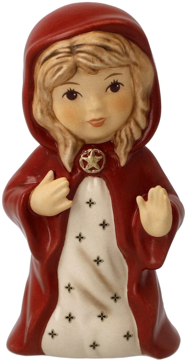 GOEBEL Krippenfigur Maria Weihnachtsdeko Bunt Steingut