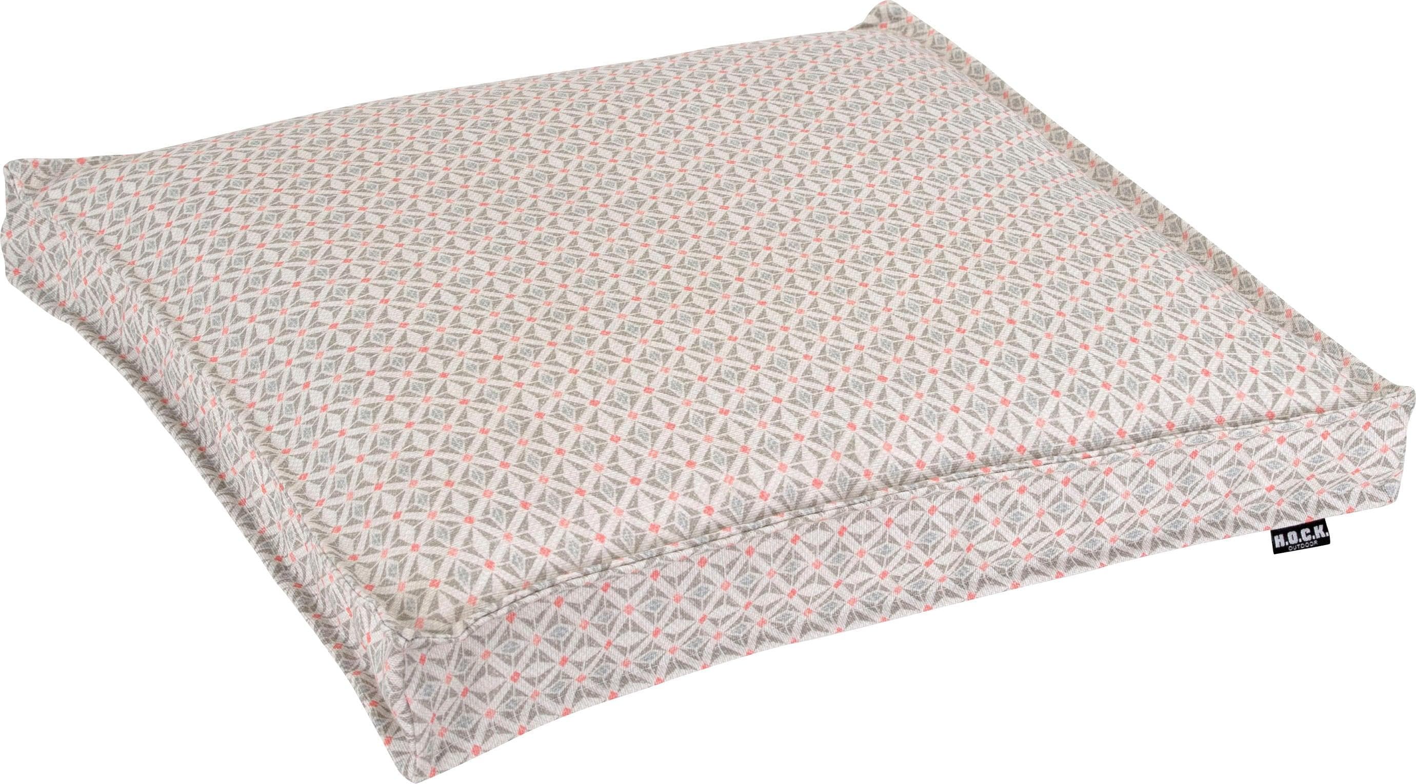 H.O.C.K. Yuri Sitzkissen: Farbiger Mustermix aus Polyester mit Teflonausrüstung