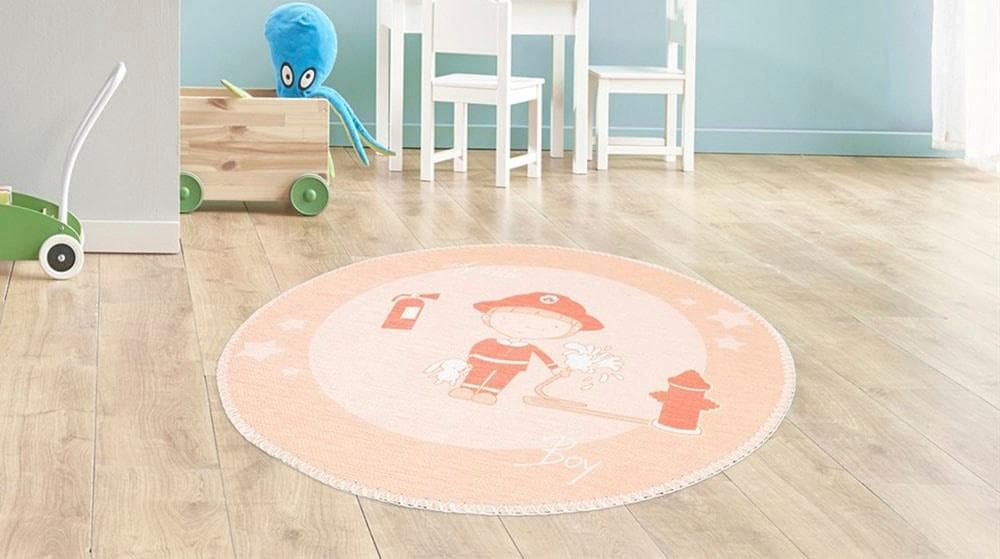 Arte Espina Kinderteppich Bambini 100 Braun Rund