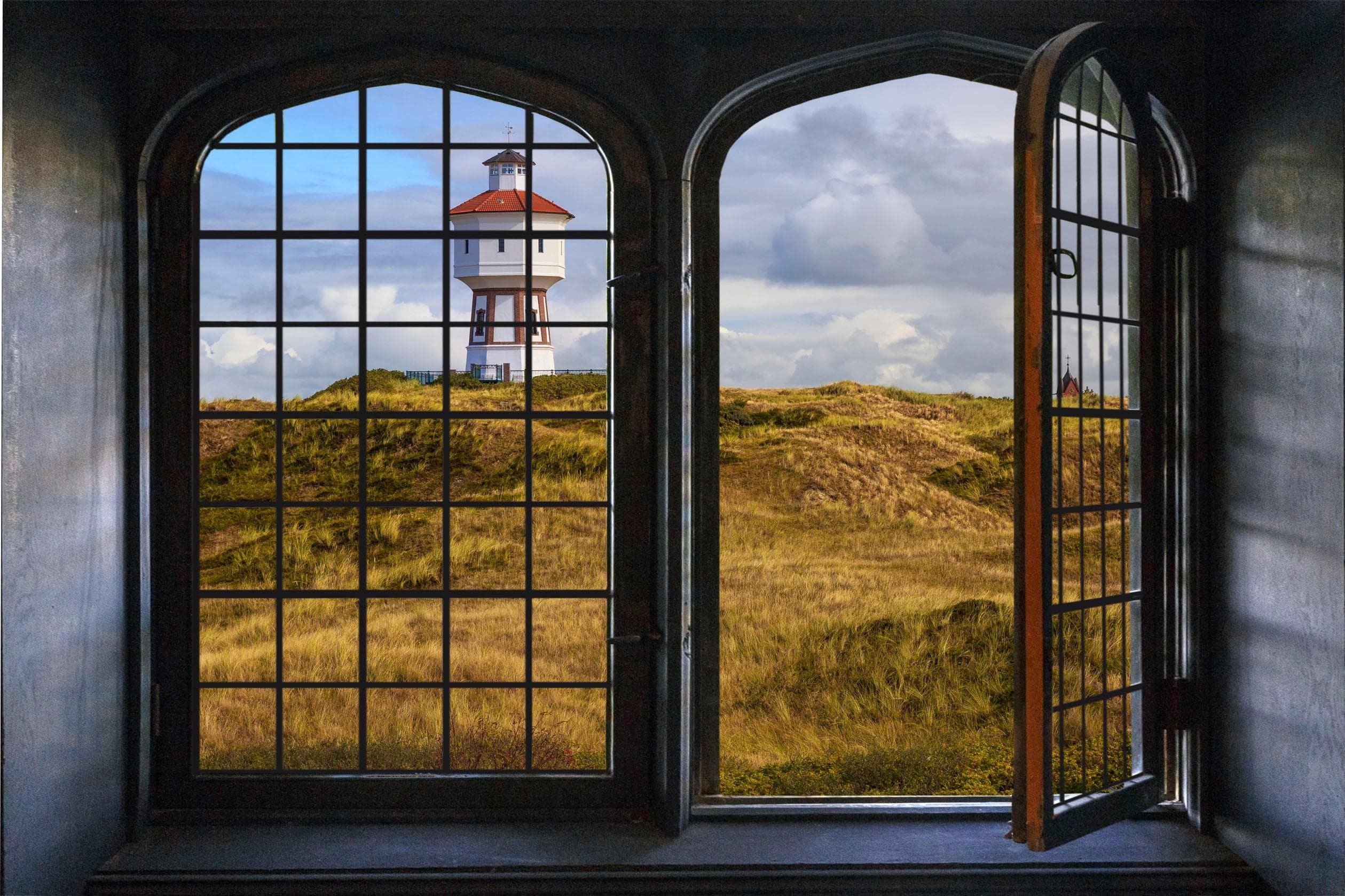 queence Wandsticker Leuchtturm Bunt 3D