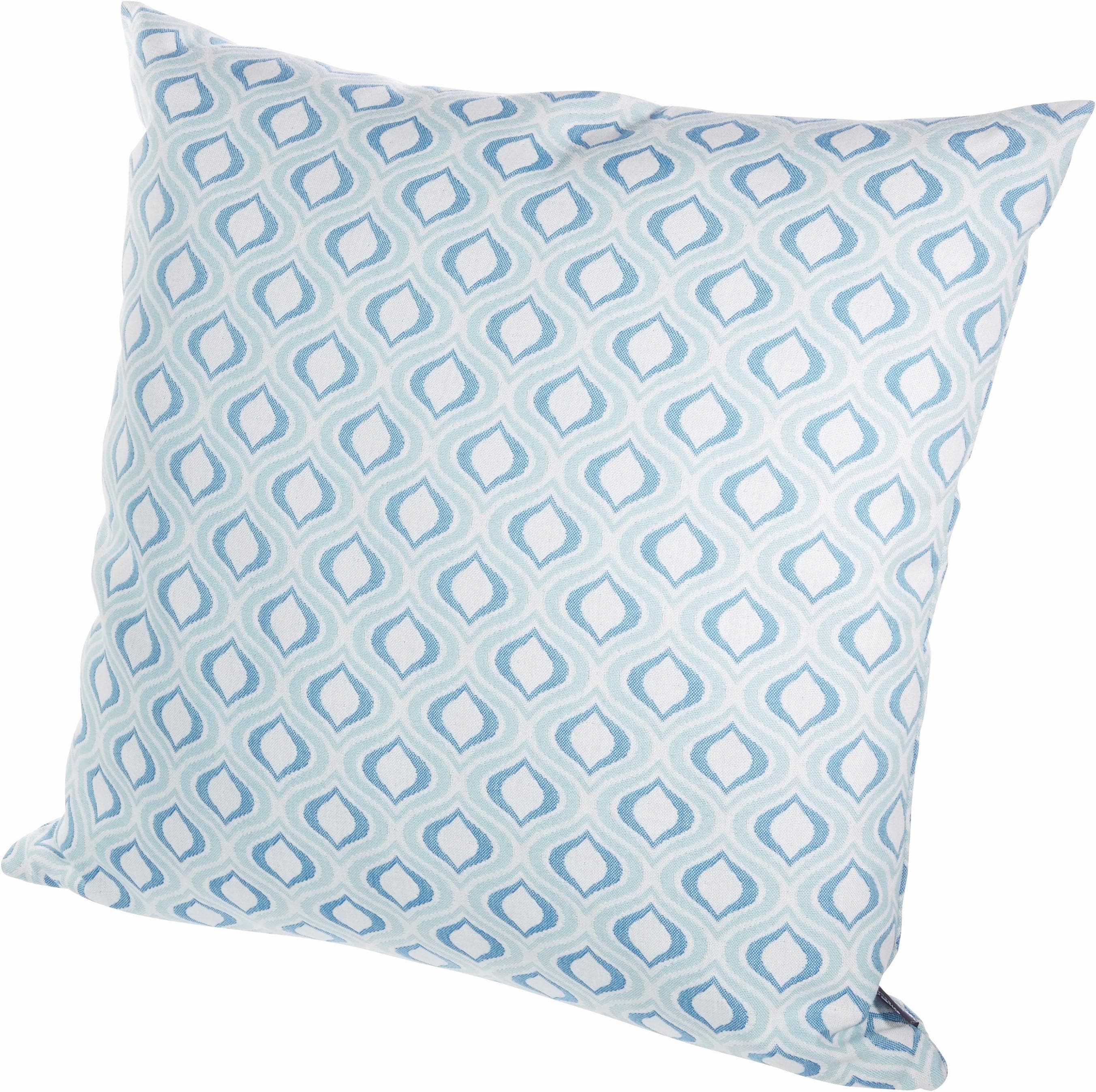 H.O.C.K. Gary Outdoor Dekokissen Blau Gemustert